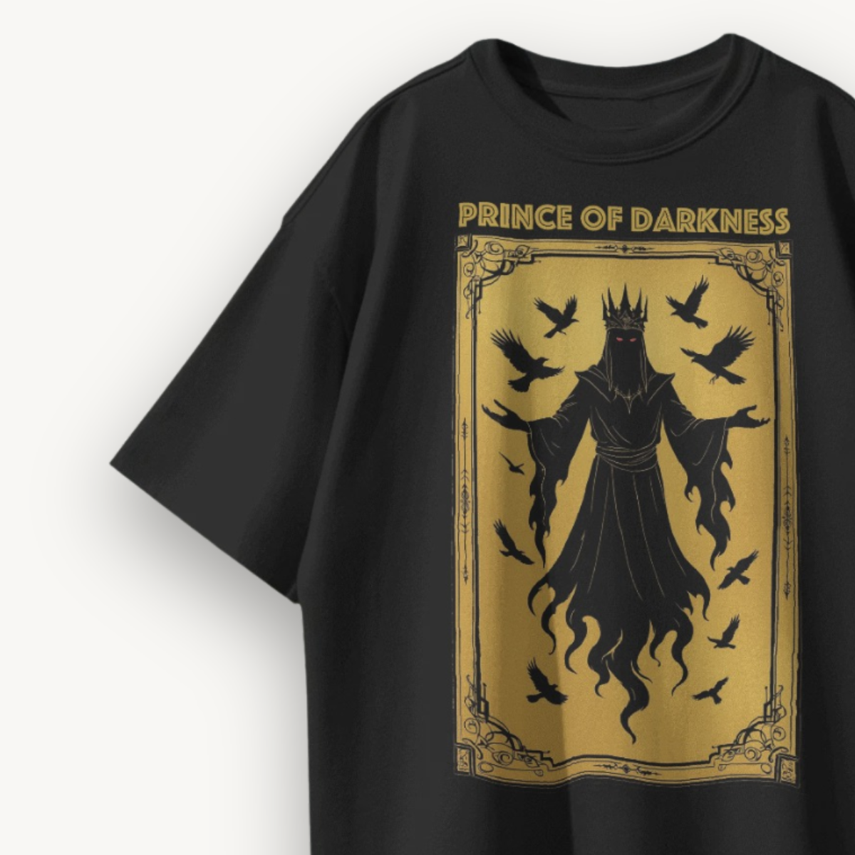 TNC Prince Of Darkness Black Oversized Tee