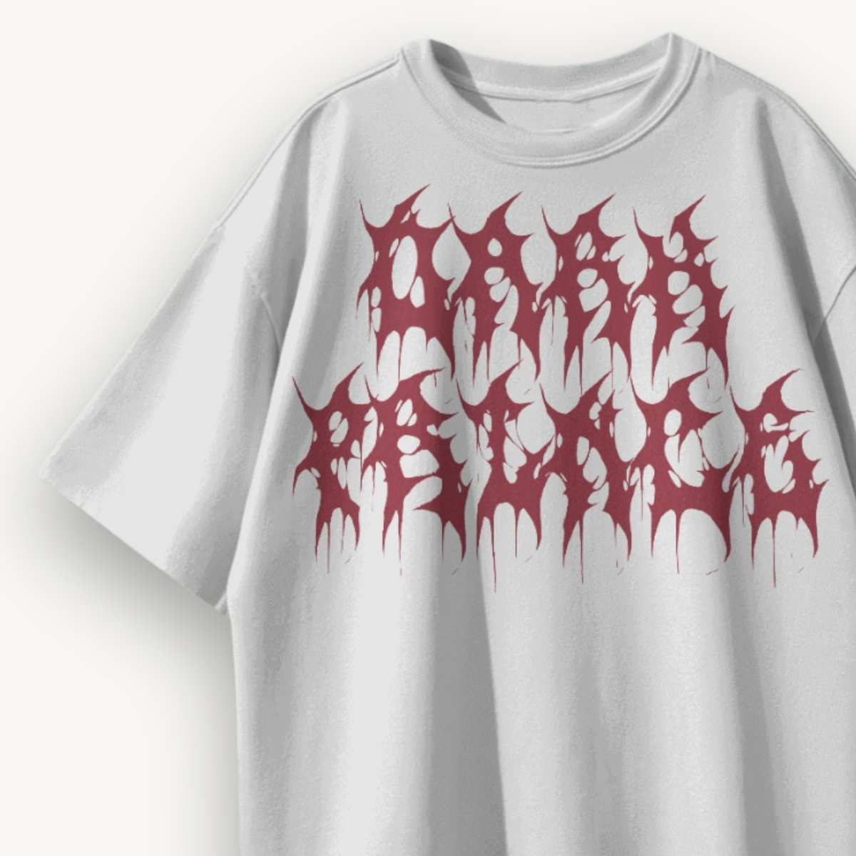 TNC Dark Prince White Oversized Tee
