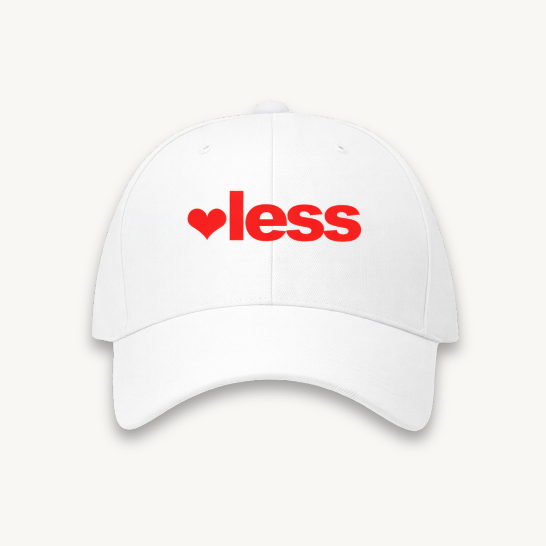 TNC ♥less Baseball White Cap