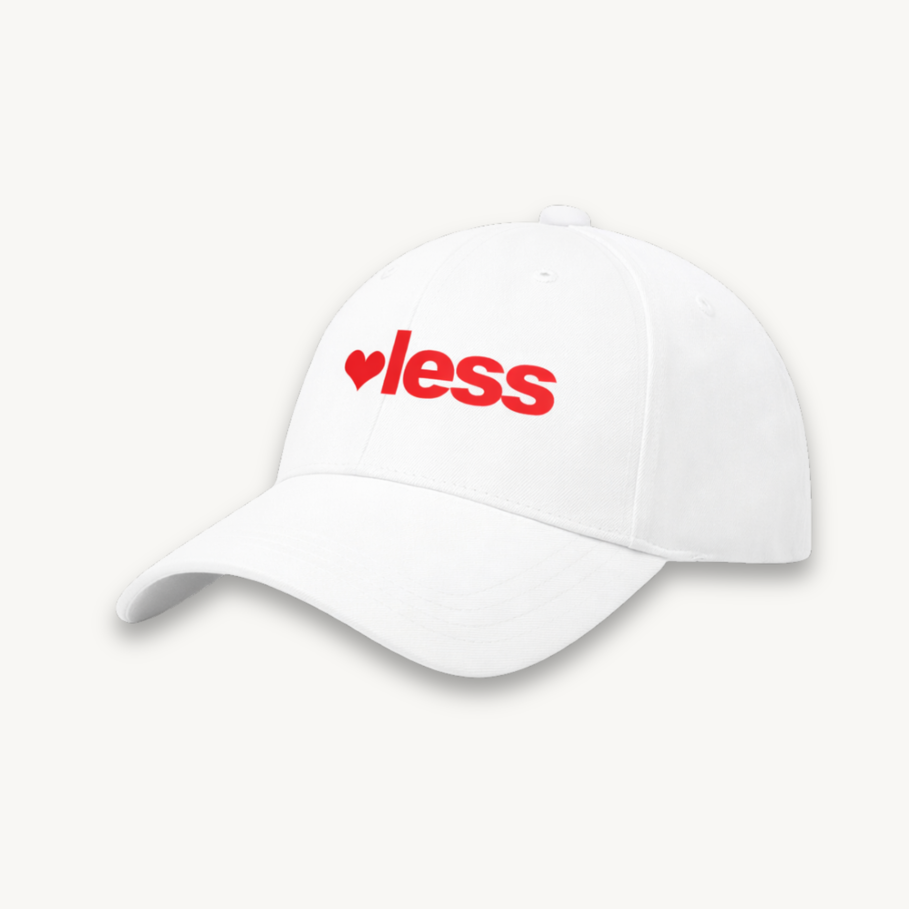 TNC ♥less Baseball White Cap