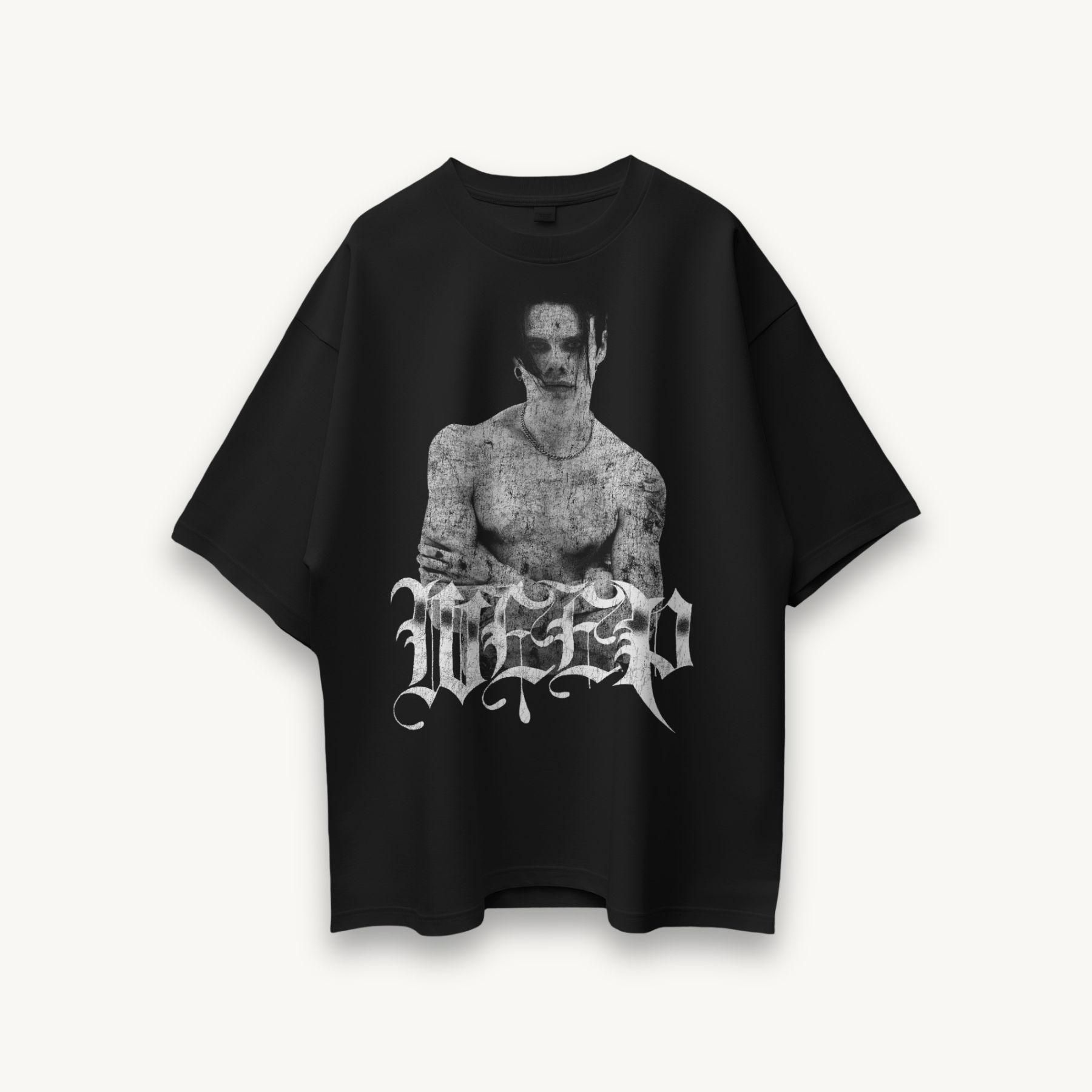 Yungblud IDOLS Weep Black Oversized Tee