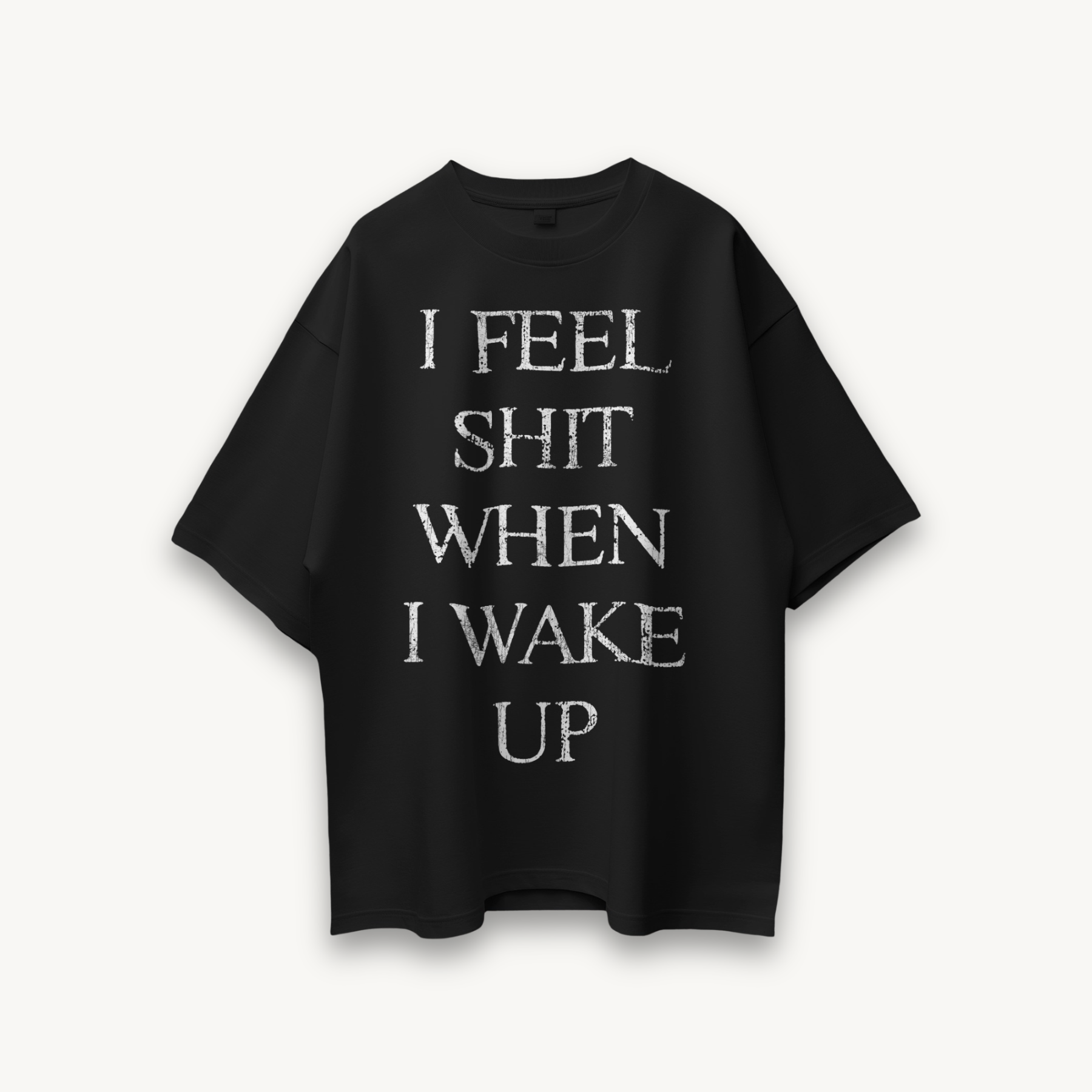 Yungblud Lovesick Lyric Black Oversized Tee