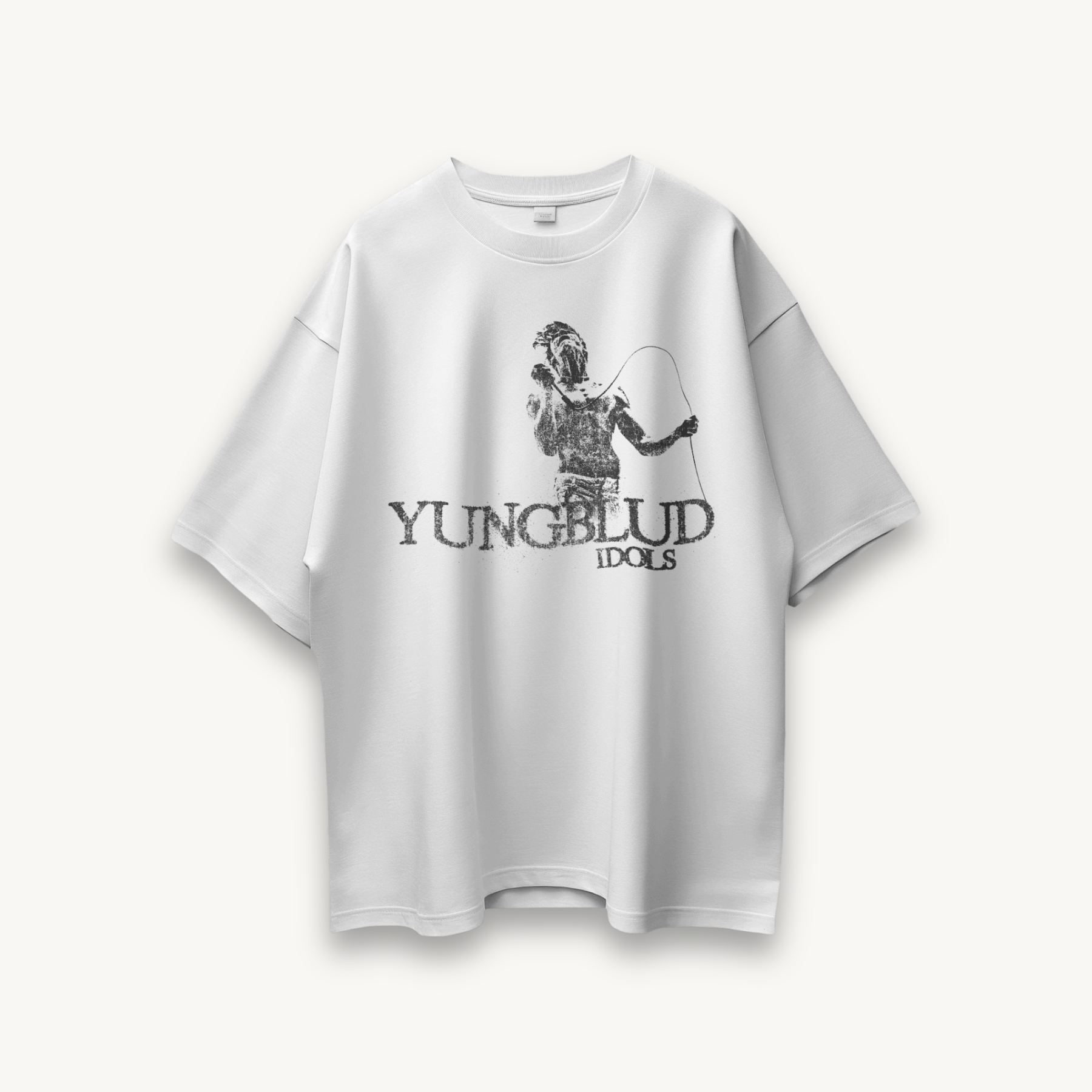 Yungblud IDOLS White Oversized Tee