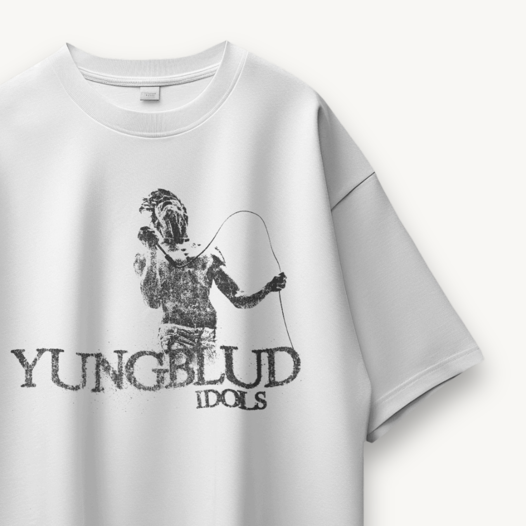Yungblud IDOLS White Oversized Tee