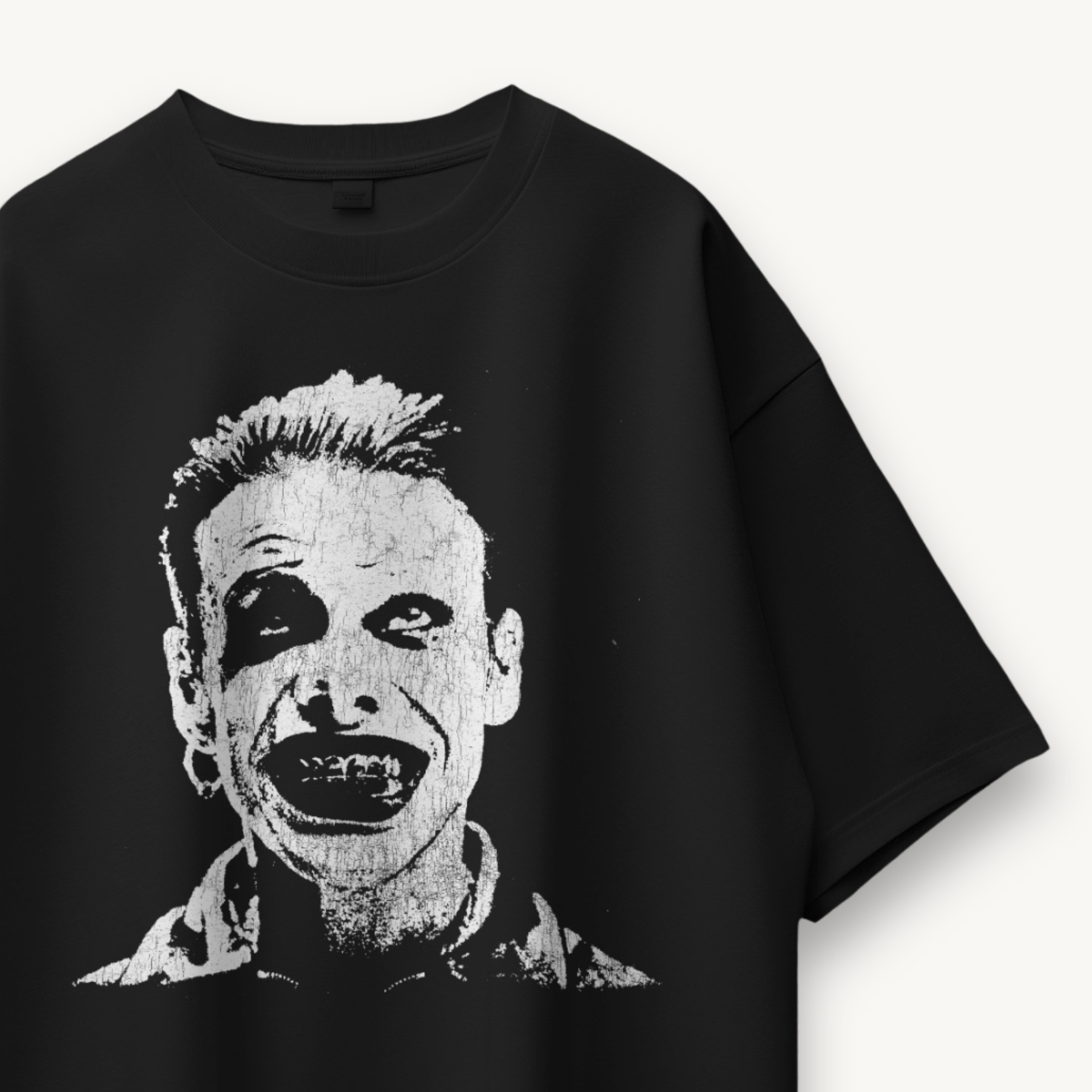 Yungblud IDOLS Face Black Oversized Tee