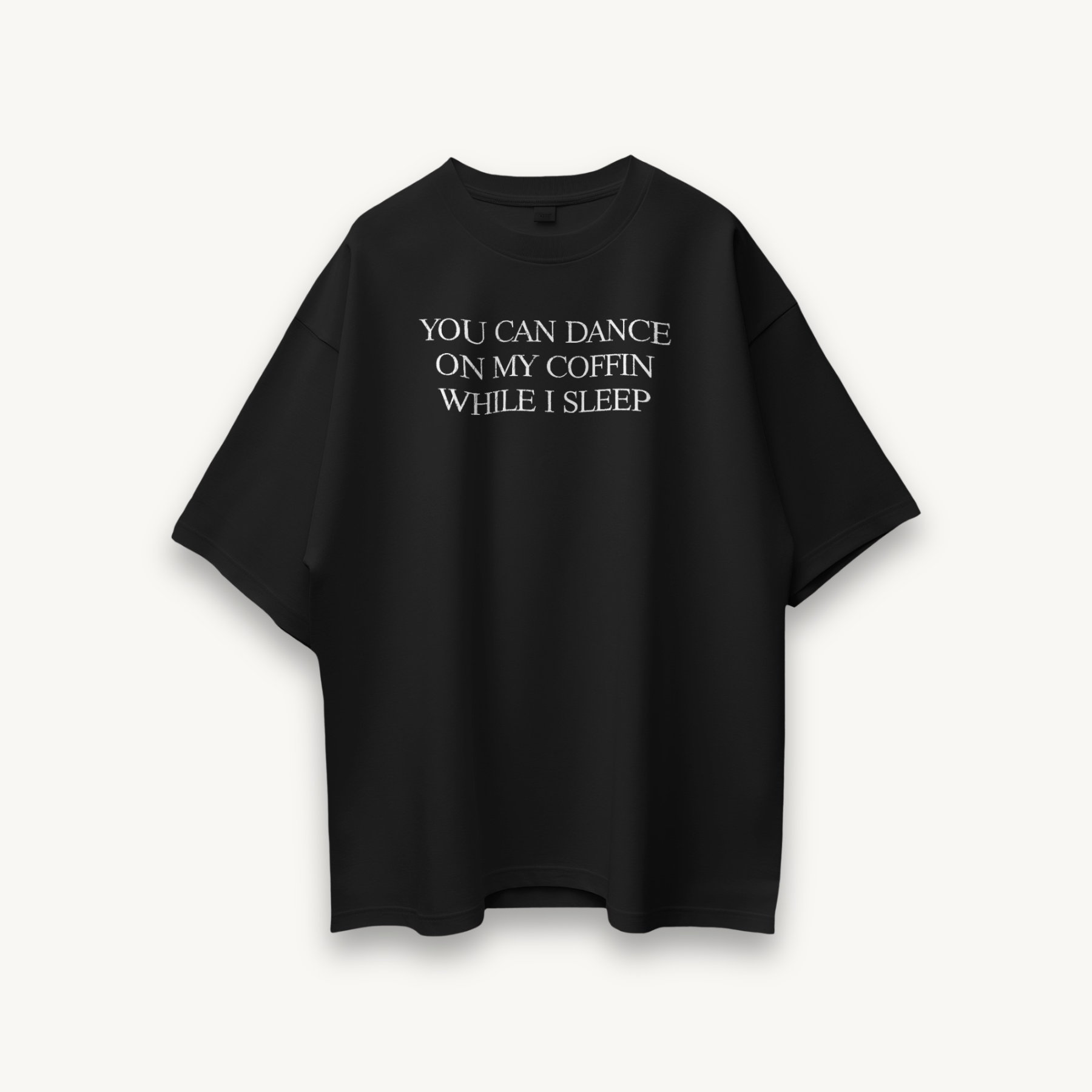 Yungblud Greatest Parade Lyric Black Oversized Tee