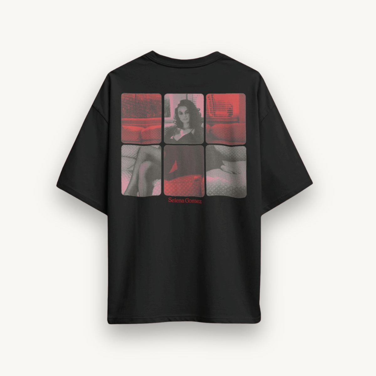 Selena Gomez I Said I Love You First Black OS Tee