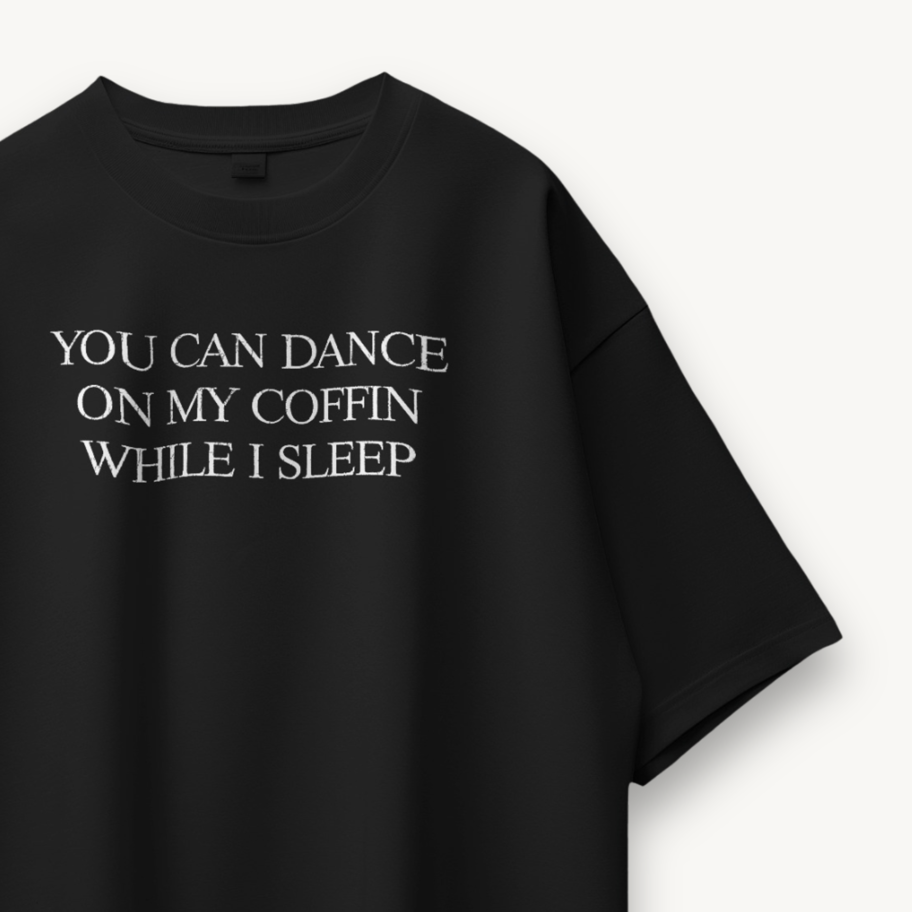 Yungblud Greatest Parade Lyric Black Oversized Tee