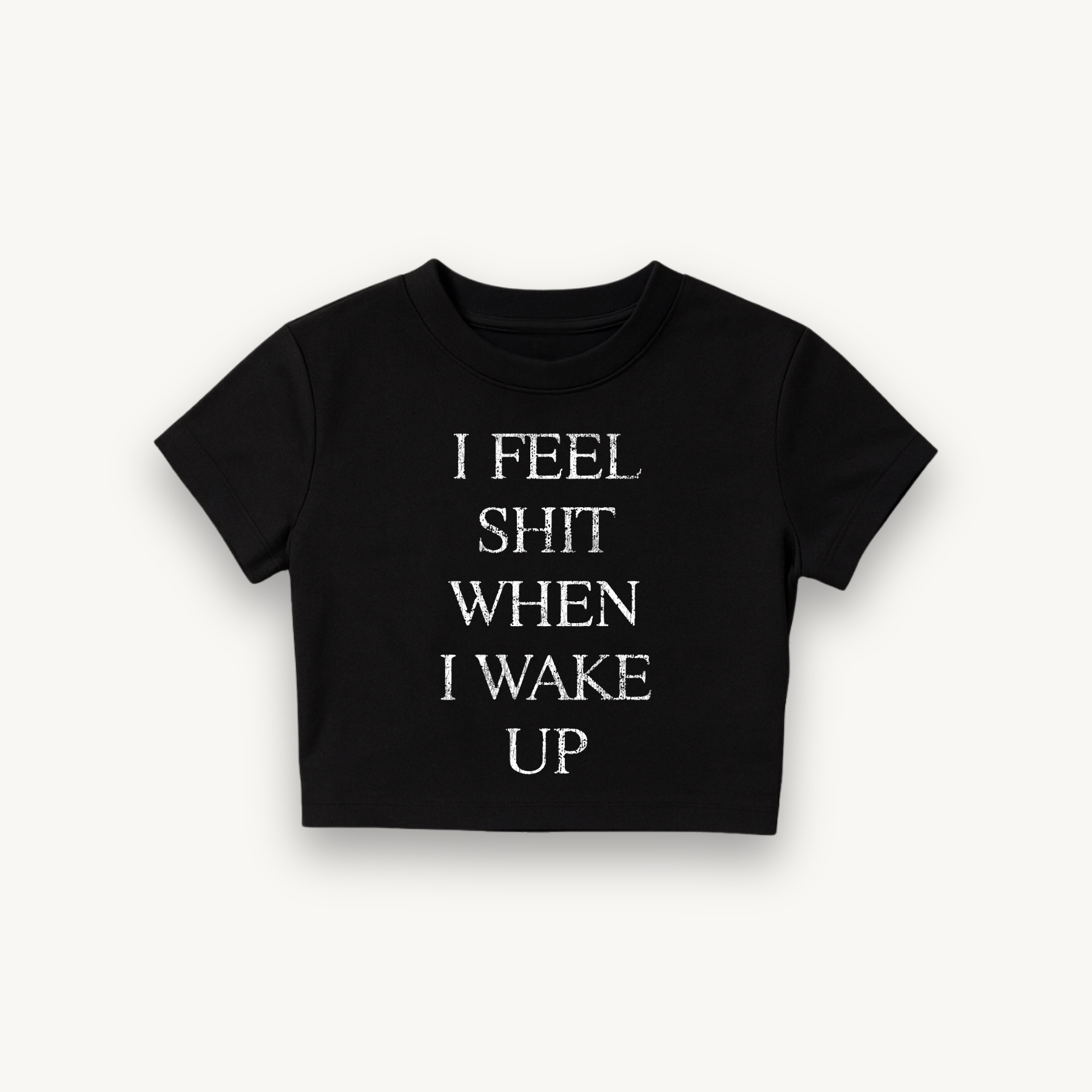 Yungblud Lovesick Lyric Black Crop Top