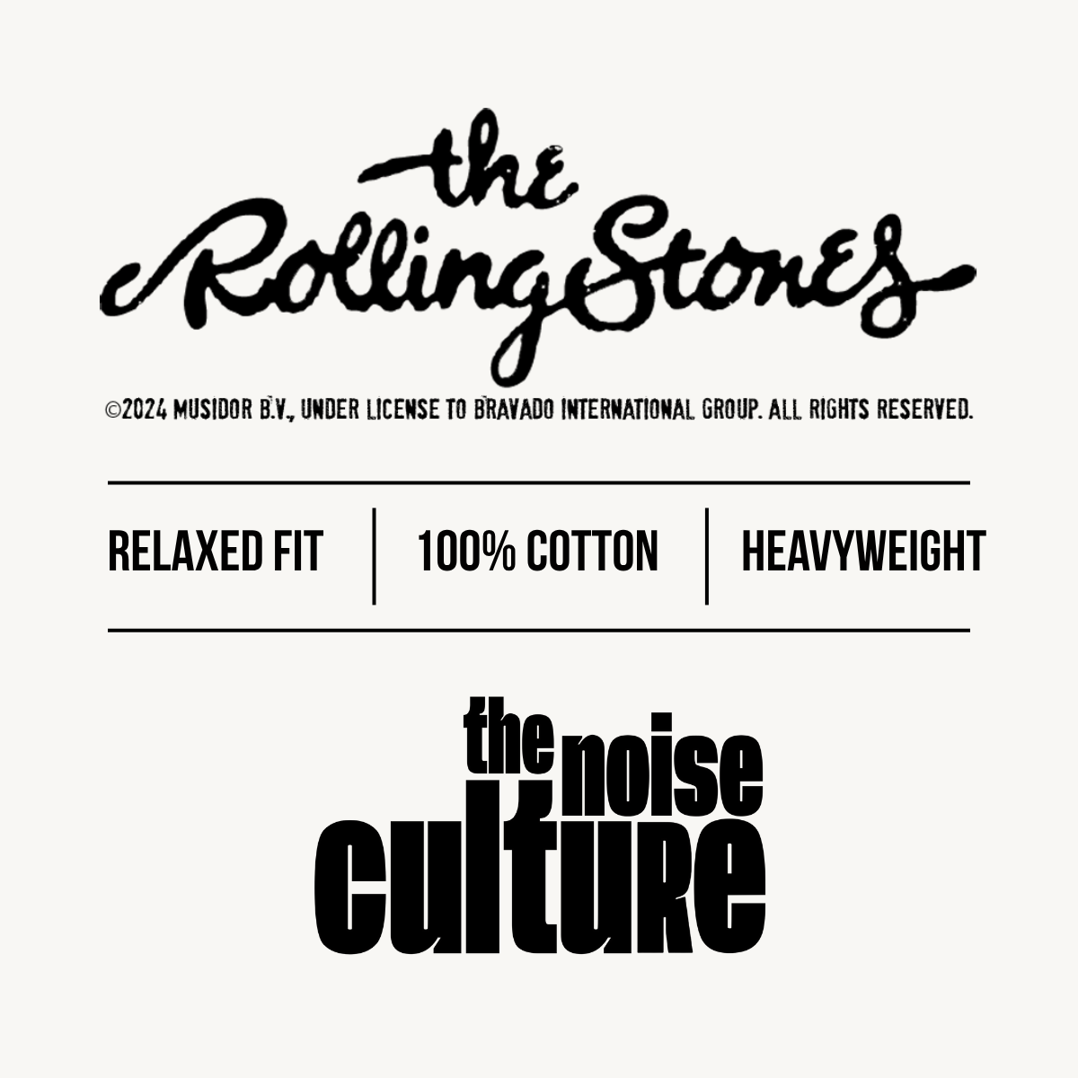 The Rolling Stones New Vintage Black Relaxed Tee