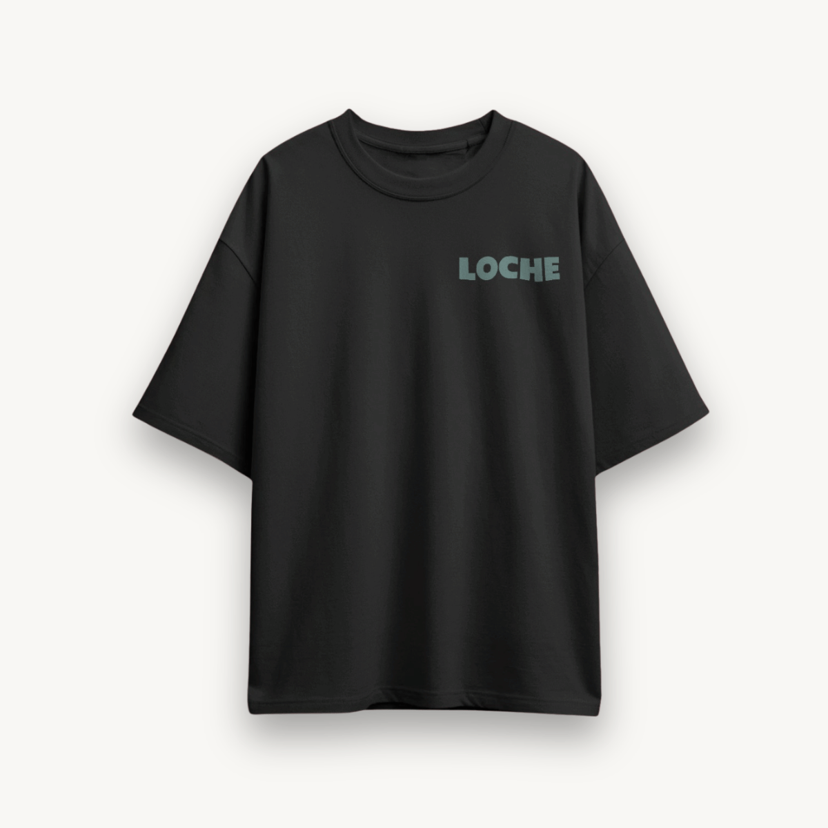 LOCHE LAG GAYE Black OS Tee