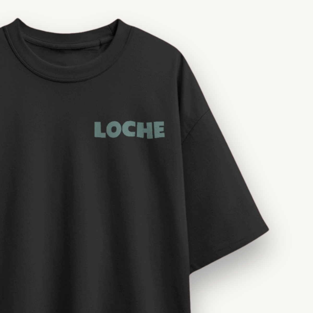 LOCHE LAG GAYE Black OS Tee