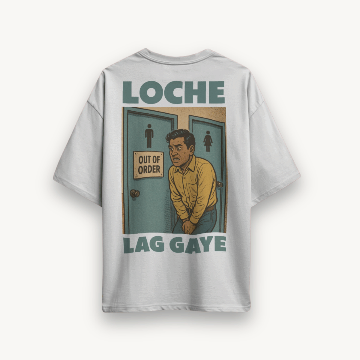 LOCHE LAG GAYE White OS Tee