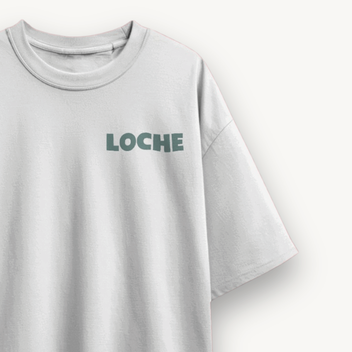 LOCHE LAG GAYE White OS Tee