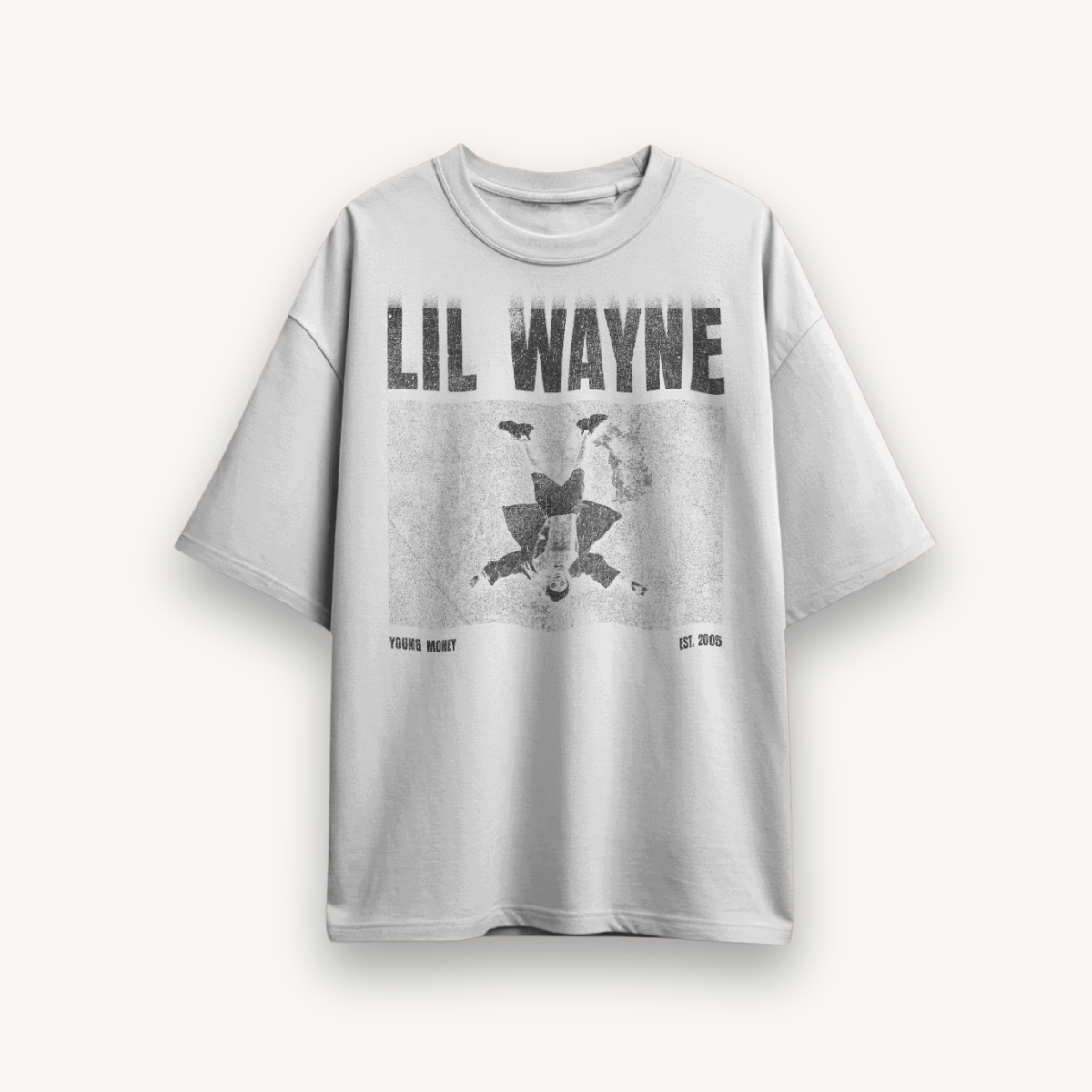 Lil Wayne Young Money White Oversized Tee