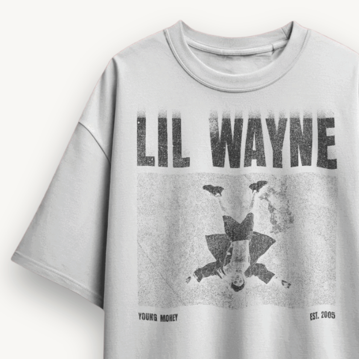 Lil Wayne Young Money White Oversized Tee