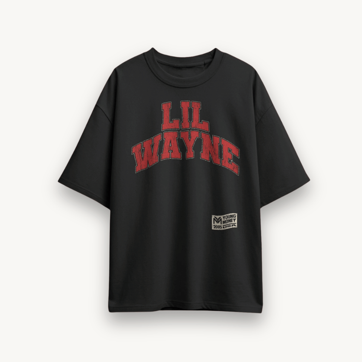 Lil Wayne Young Money 2005 Black Oversized Tee