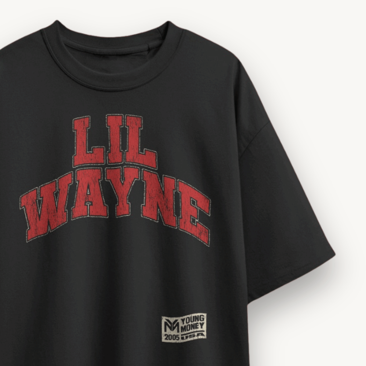 Lil Wayne Young Money 2005 Black Oversized Tee