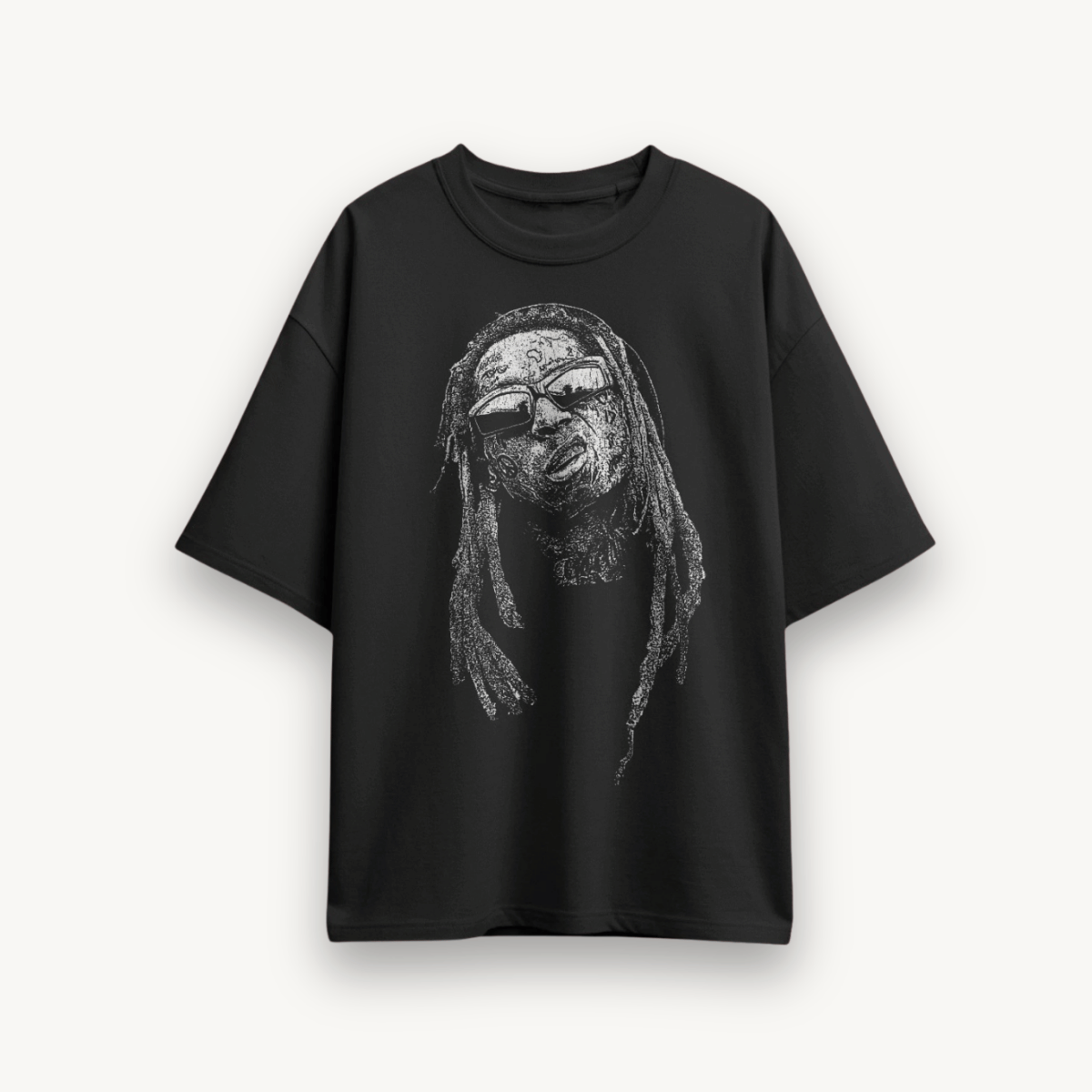 Lil Wayne Tha Carter Black Oversized Tee