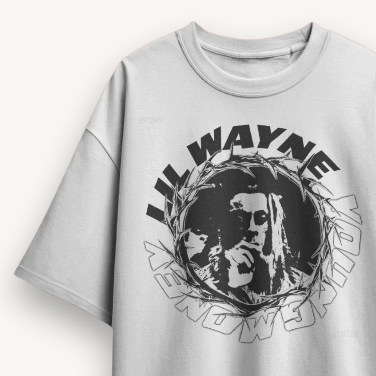 Lil Wayne Young Money White Oversized Tee