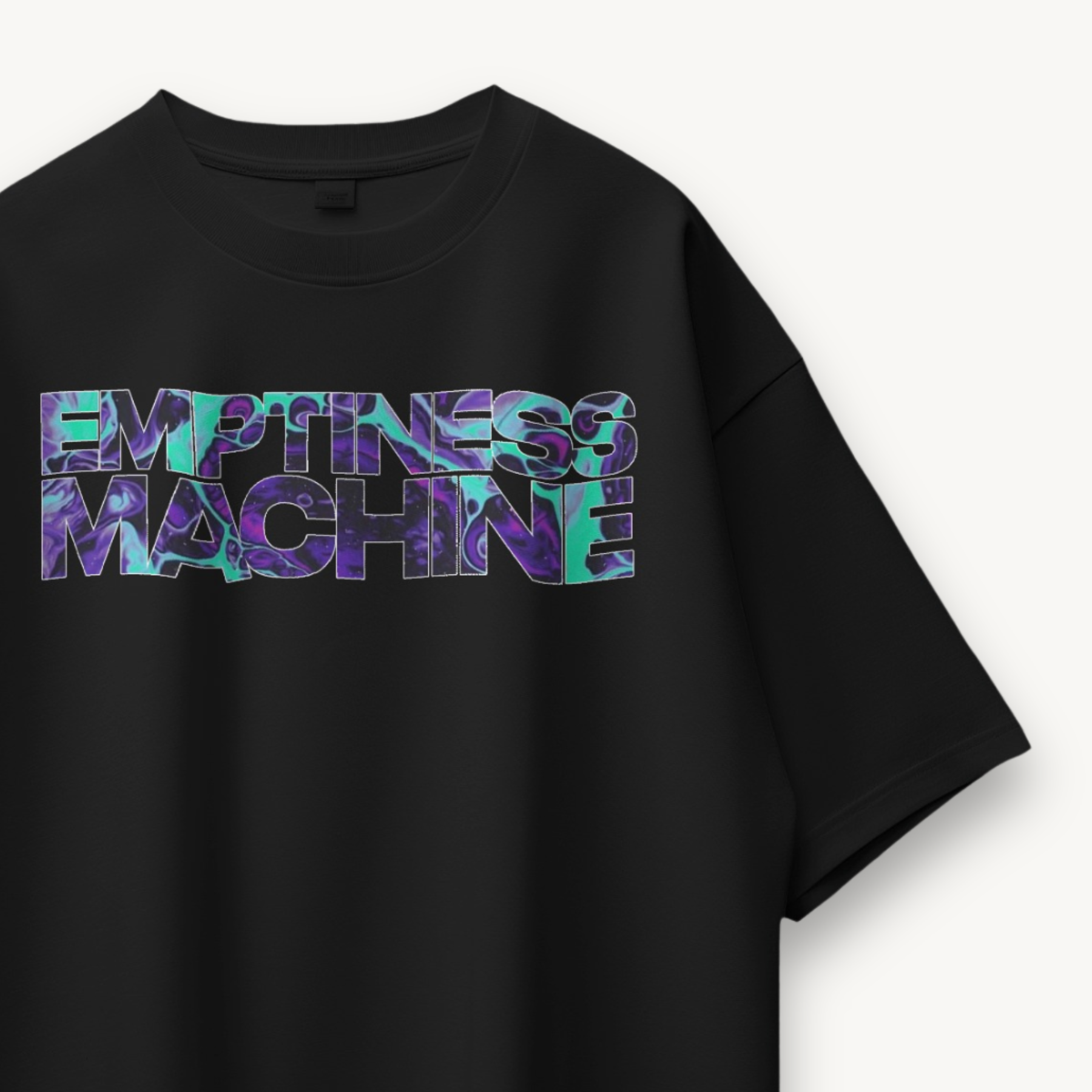 TNC Emptiness Machine Black Oversized Tee