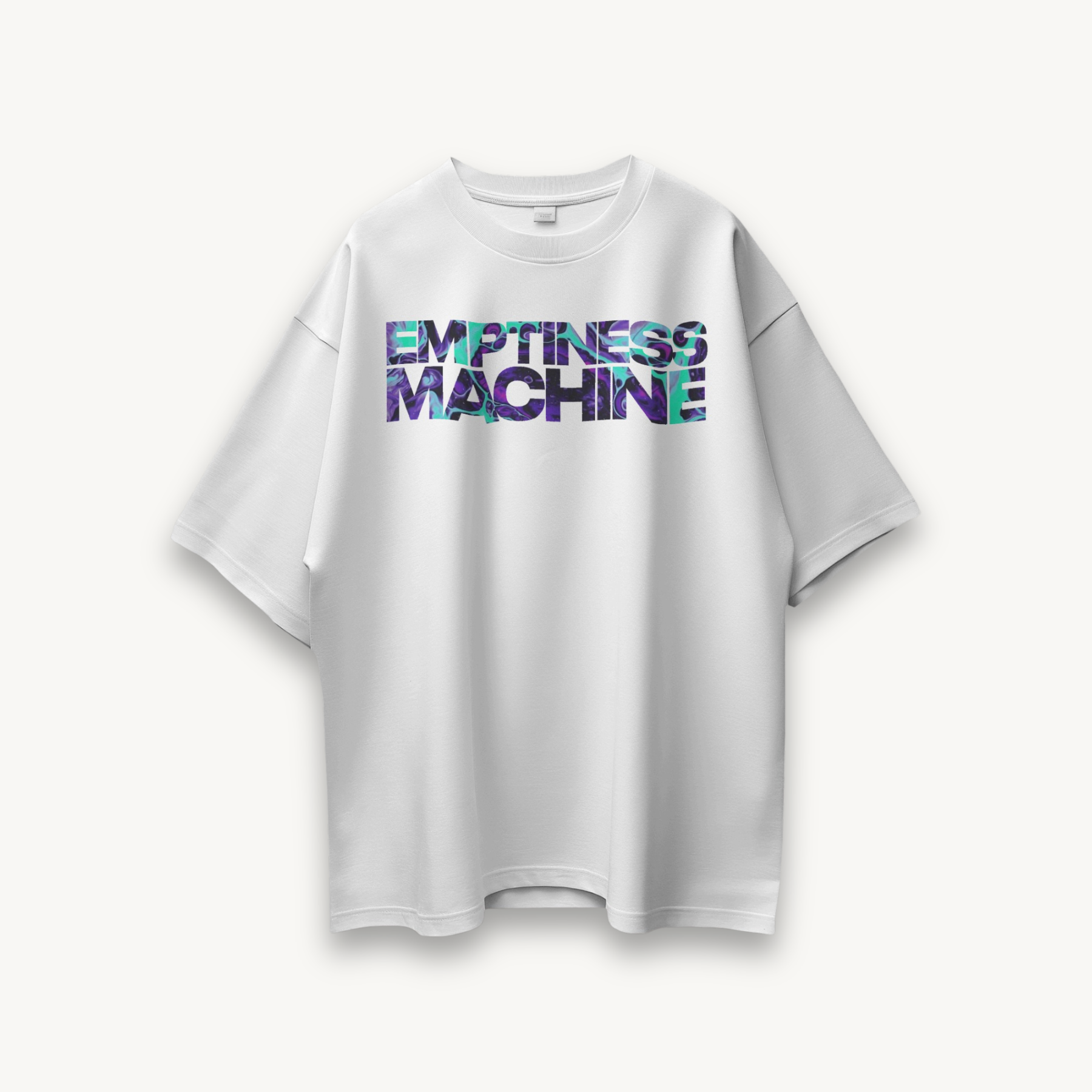 TNC Emptiness Machine White Oversized Tee