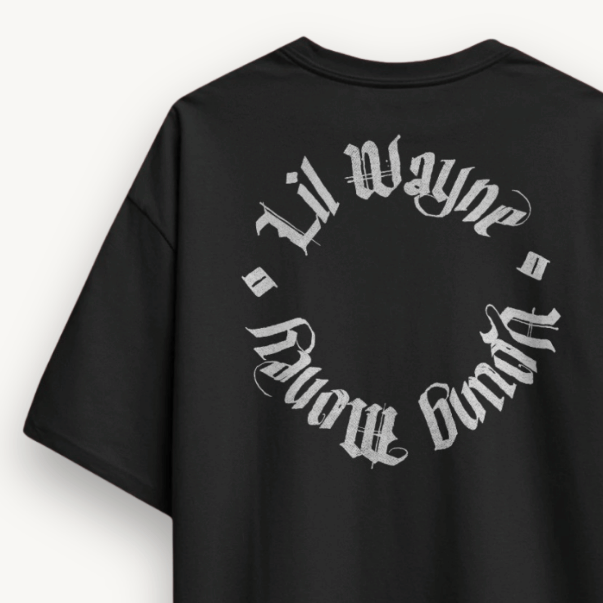 Lil Wayne LWYM Black Oversized Tee