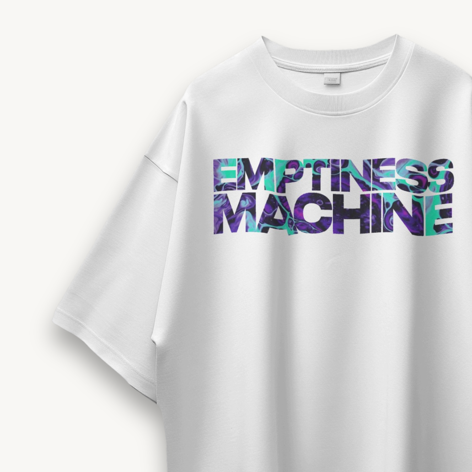 TNC Emptiness Machine White Oversized Tee