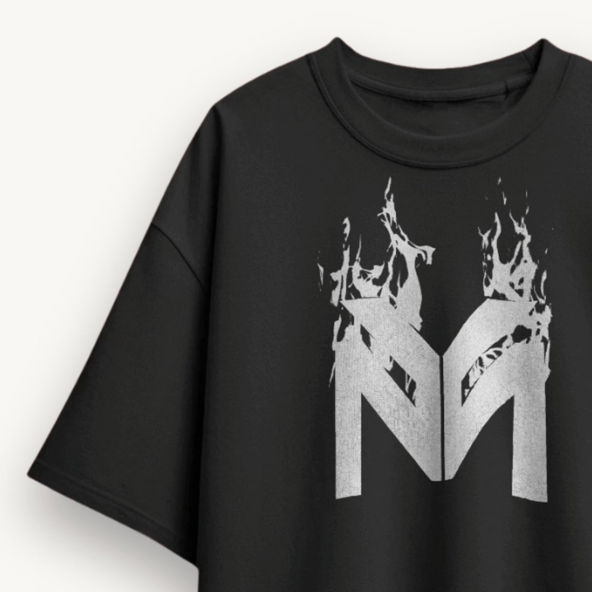Lil Wayne Young Money Logo Black Oversized Tee