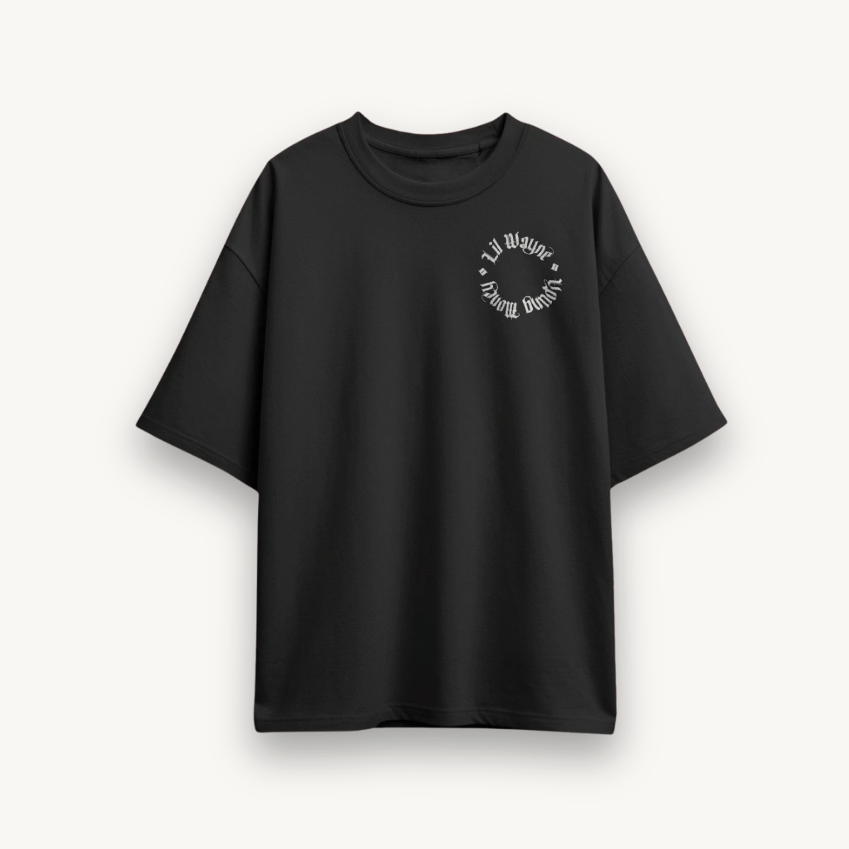 Lil Wayne LWYM Black Oversized Tee