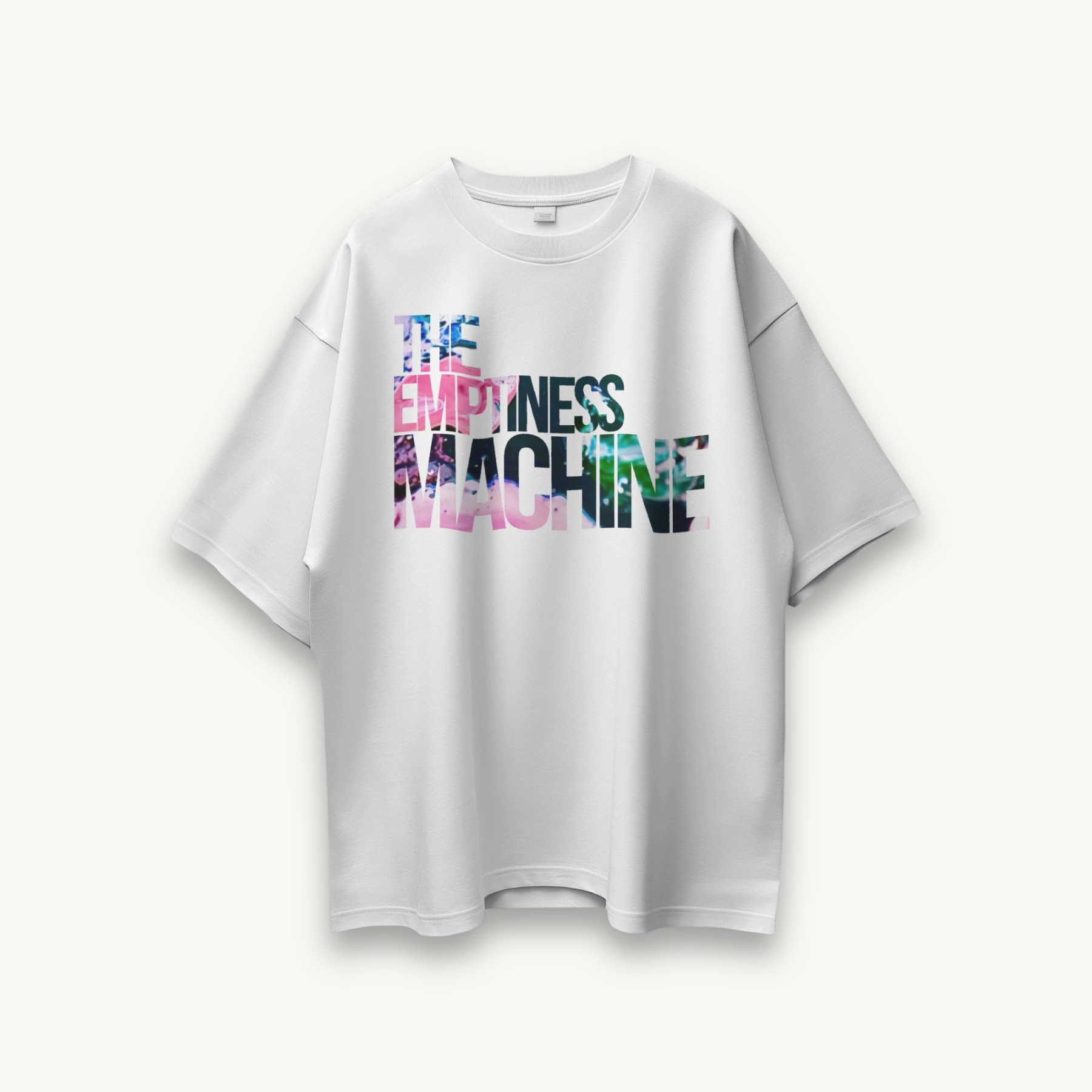 TNC The Emptiness Machine White Oversized Tee