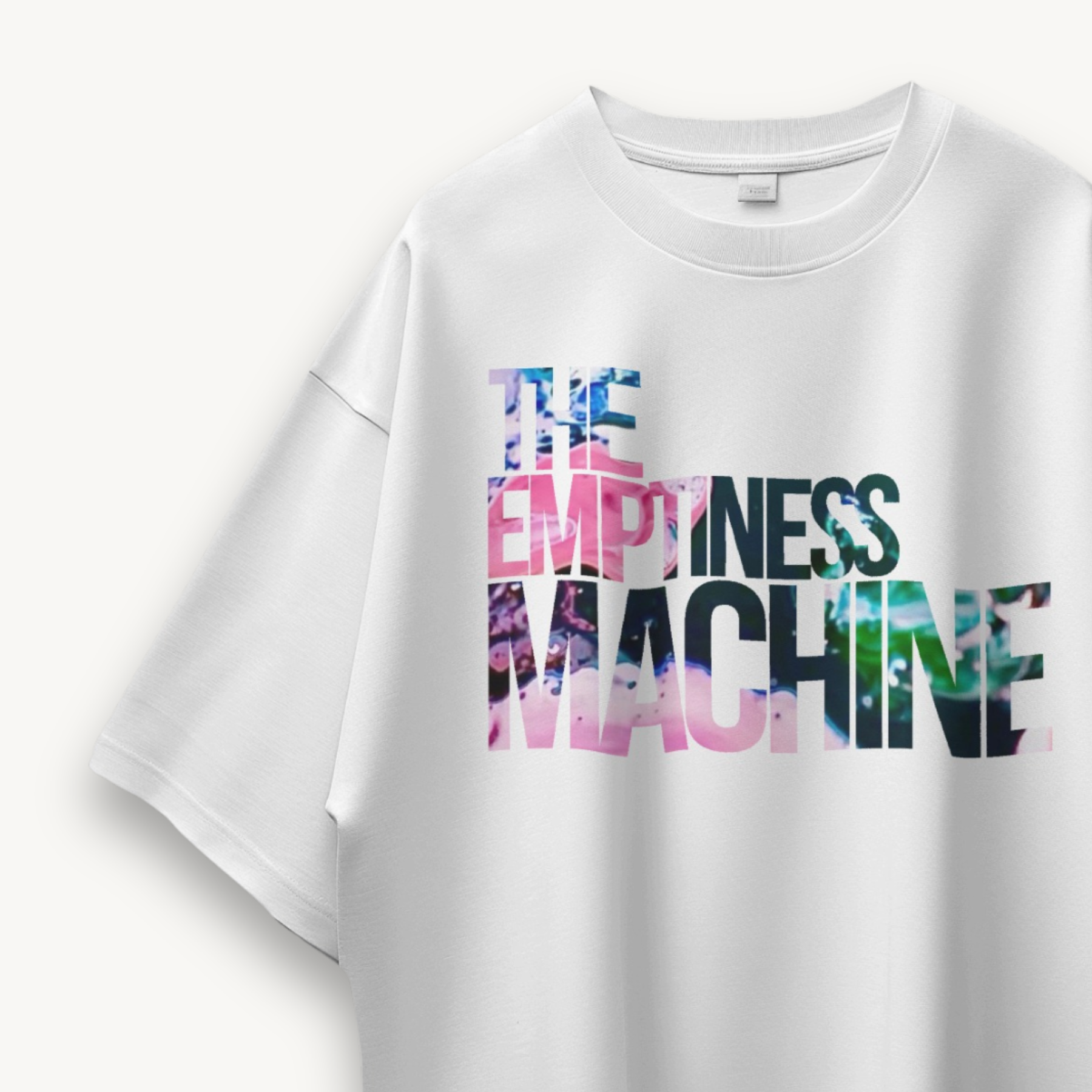TNC The Emptiness Machine White Oversized Tee