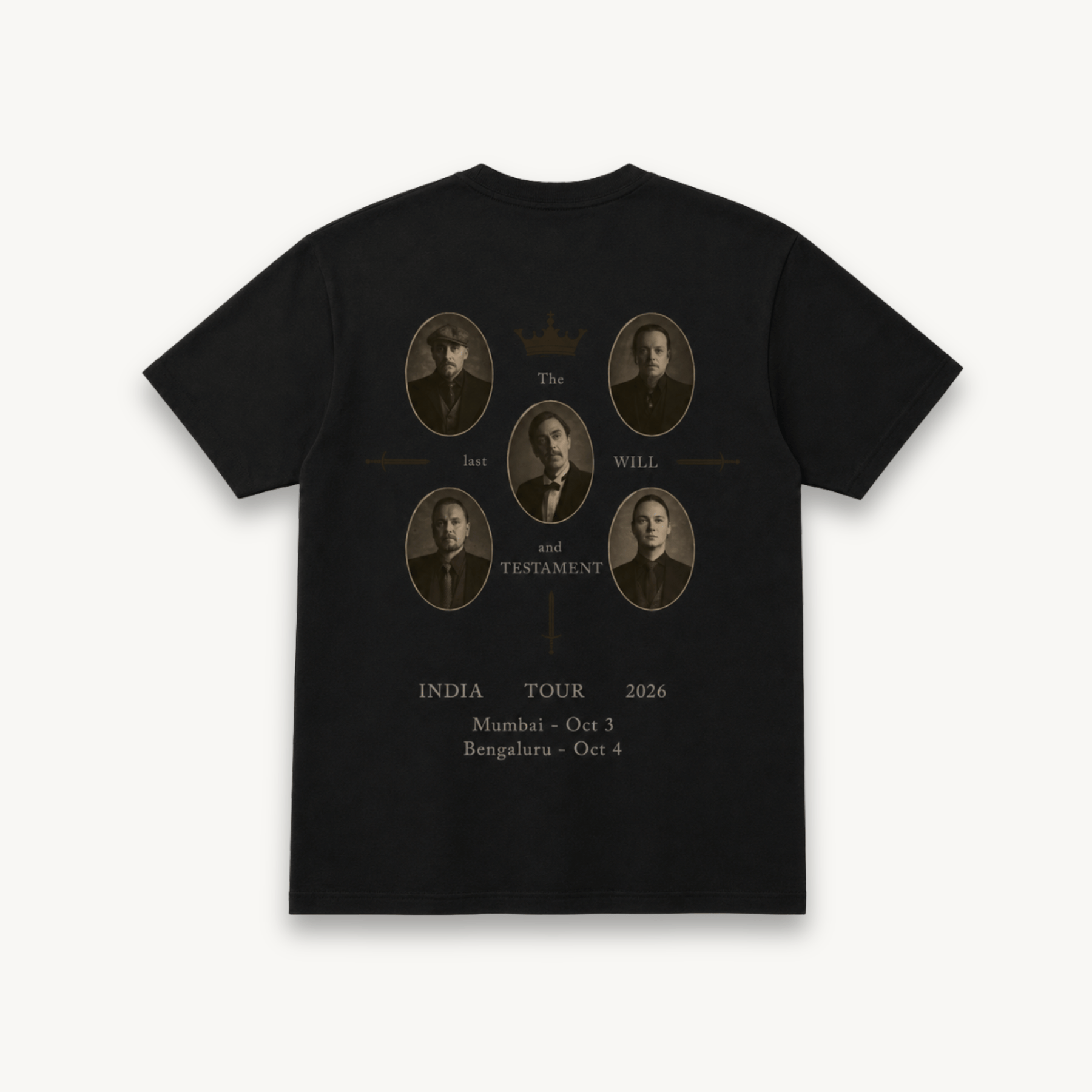 Opeth TLWAT India Tour Black Regular Tee