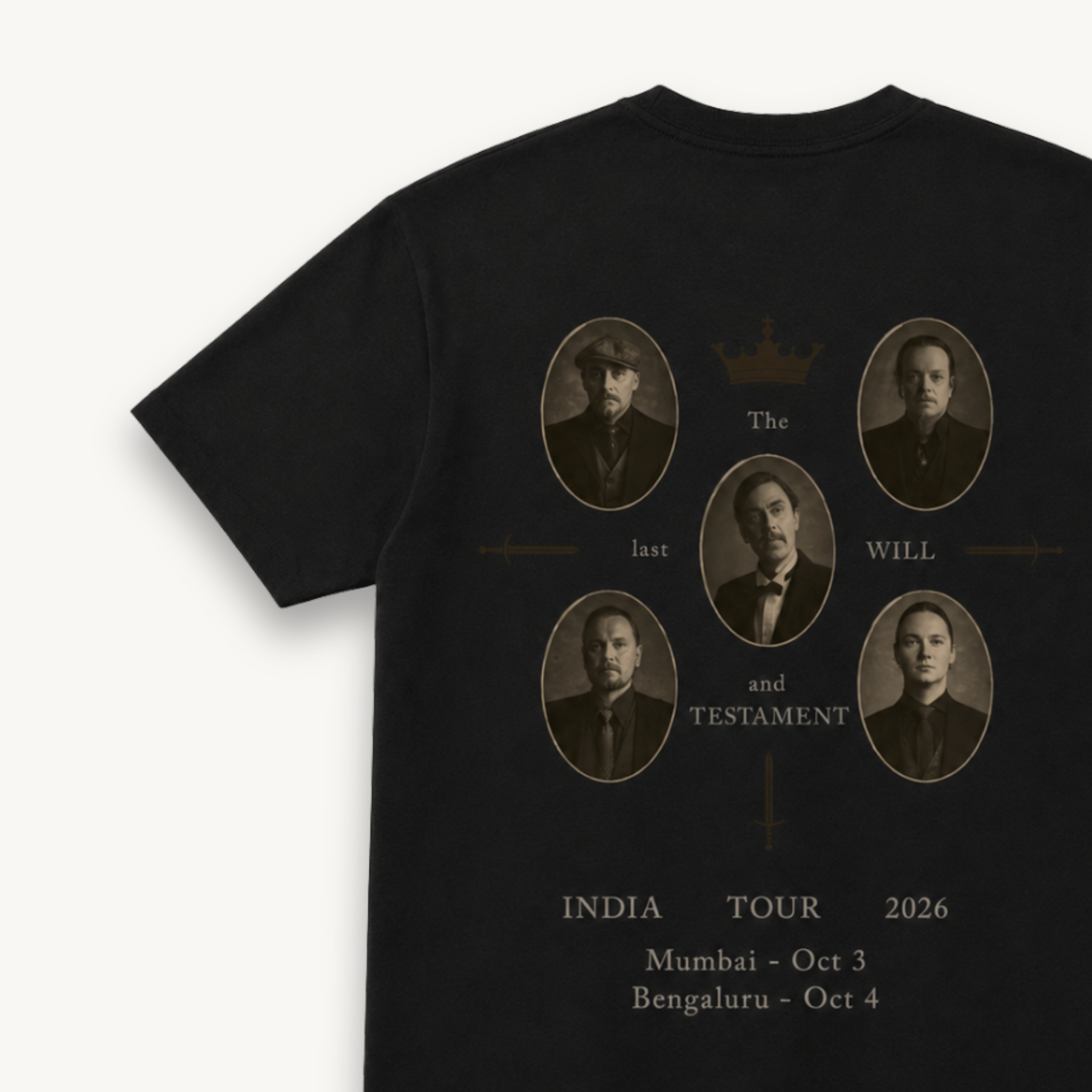 Opeth TLWAT India Tour Black Regular Tee