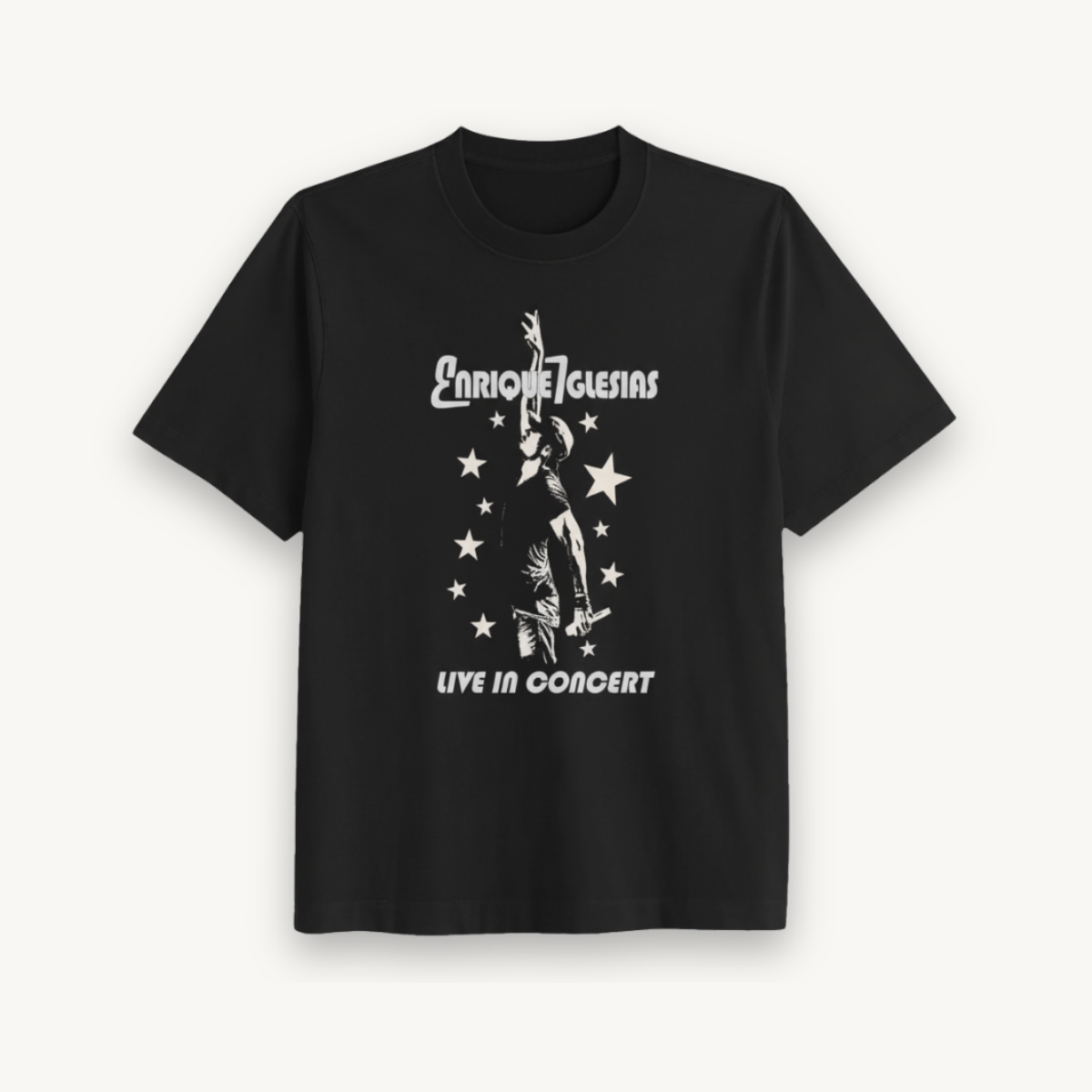 Enrique Iglesias Live in Concert Black Regular Tee