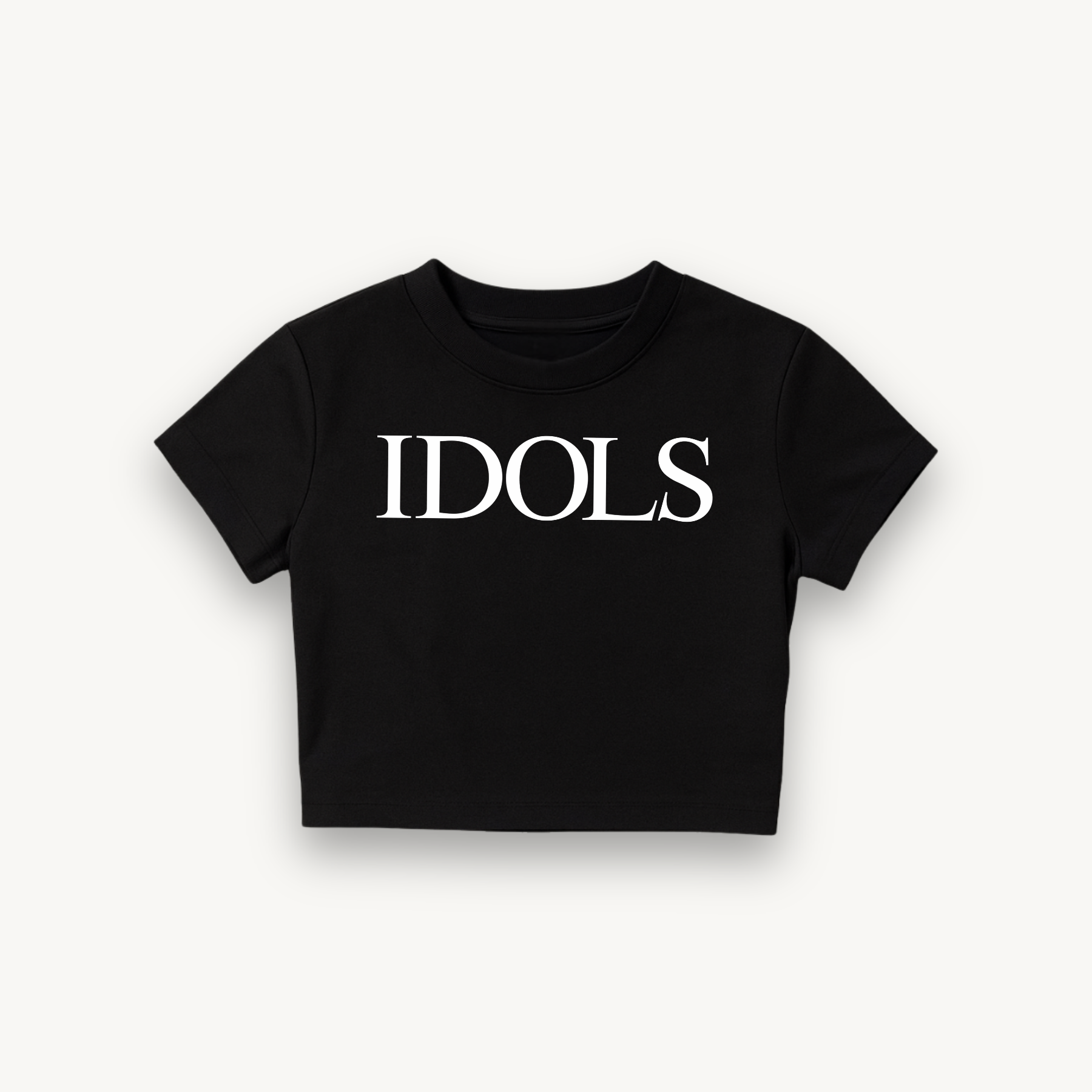 Yungblud Mumbai '26 IDOLS Black Crop Top