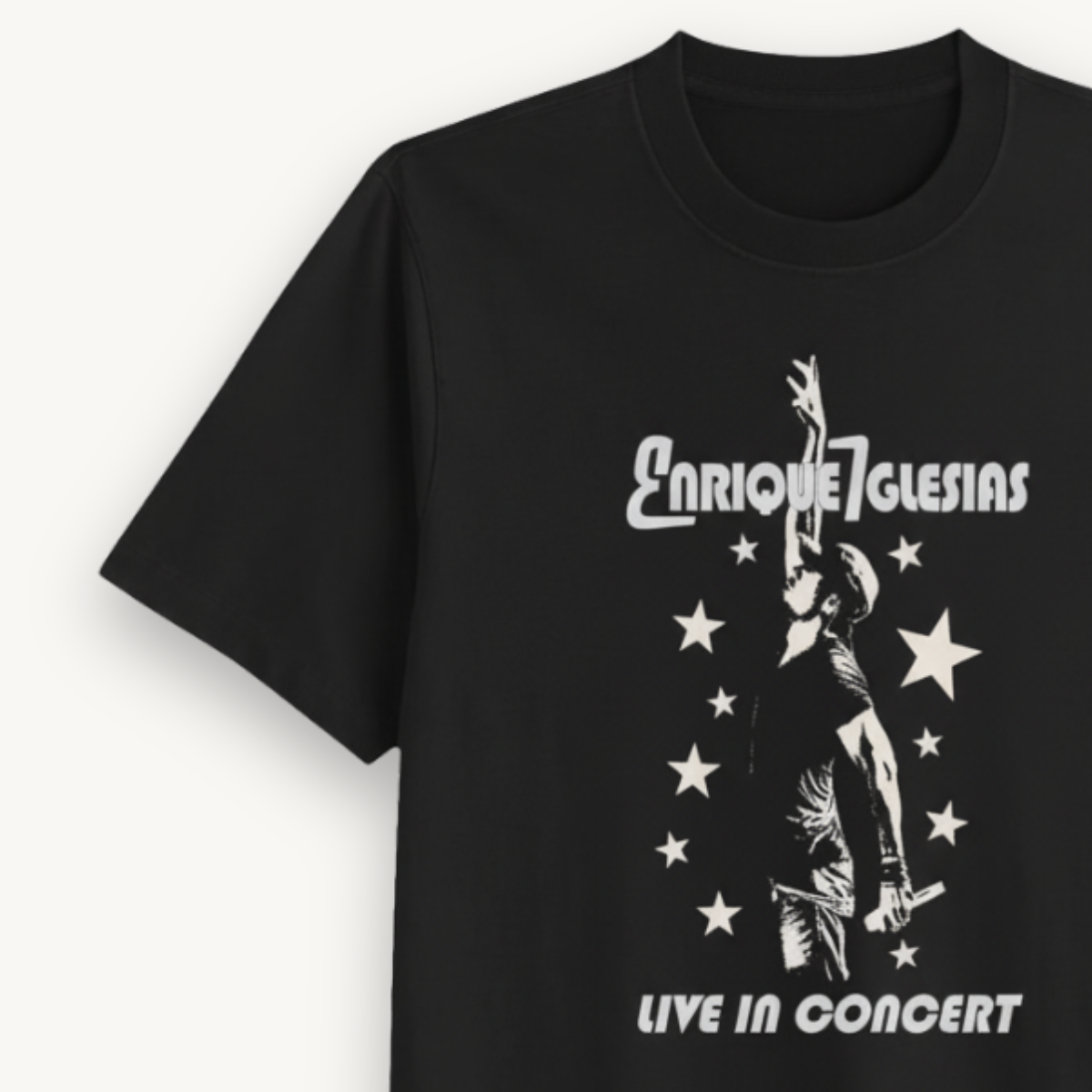 Enrique Iglesias Live in Concert Black Regular Tee