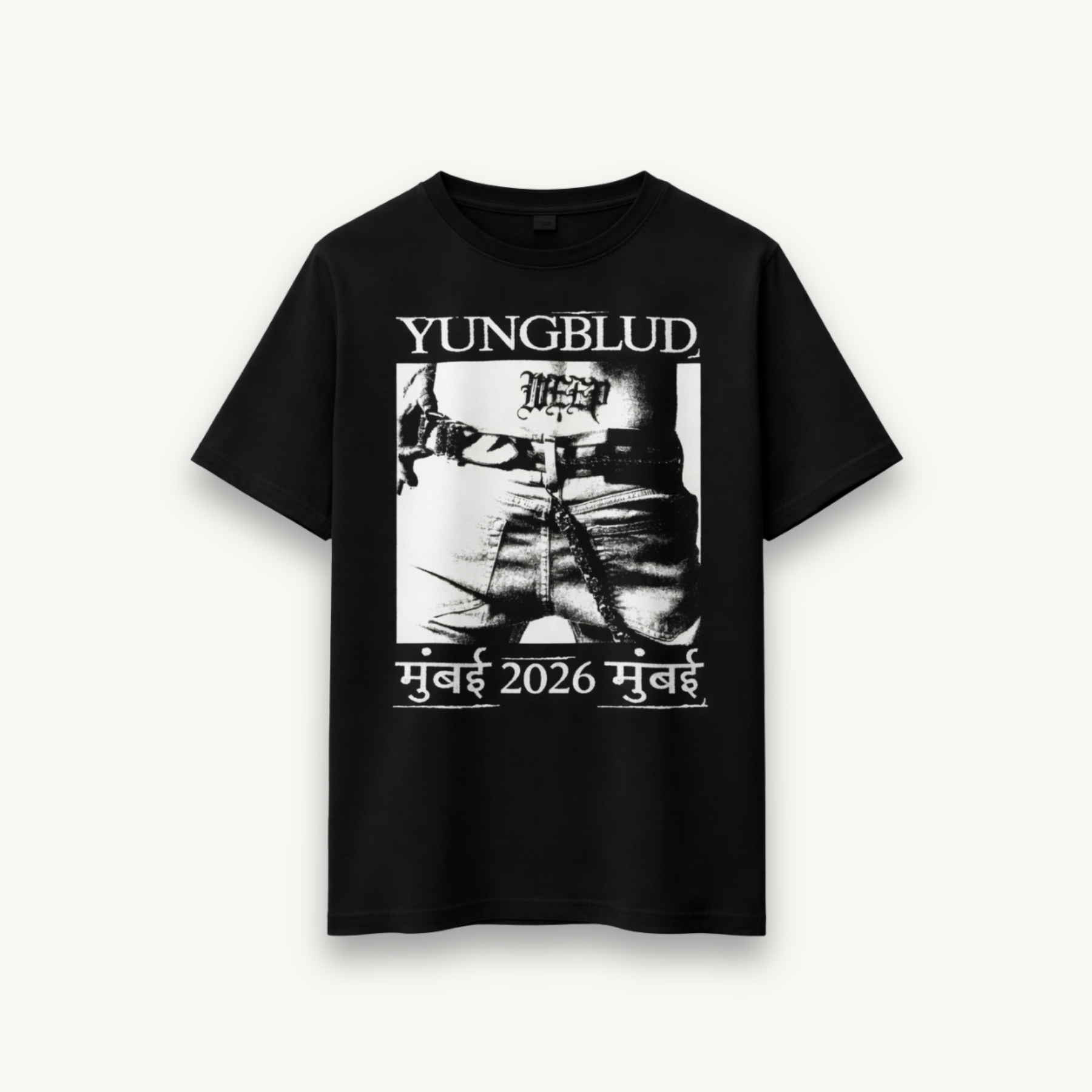 Yungblud Mumbai '26 IDOLS Black Regular Tee