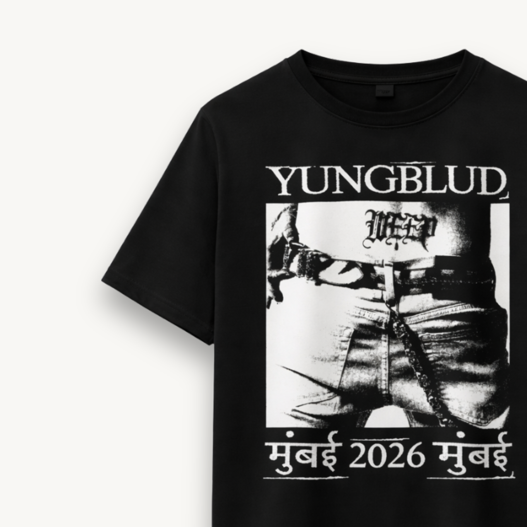 Yungblud Mumbai '26 IDOLS Black Regular Tee