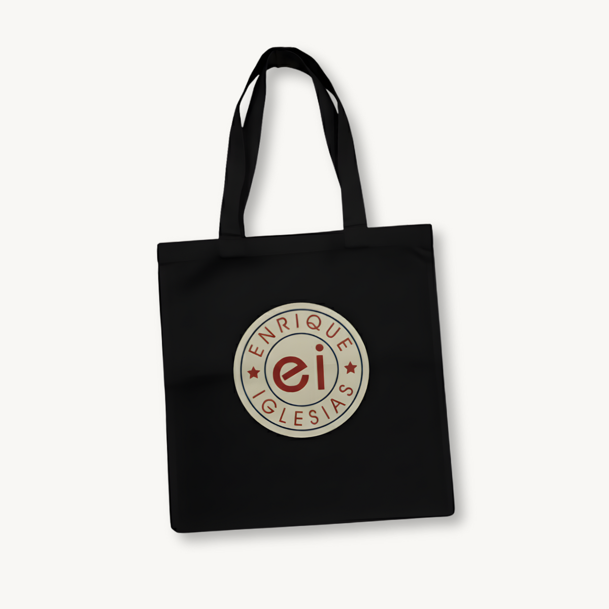 Enrique Iglesias EI Monogram Black Tote Bag