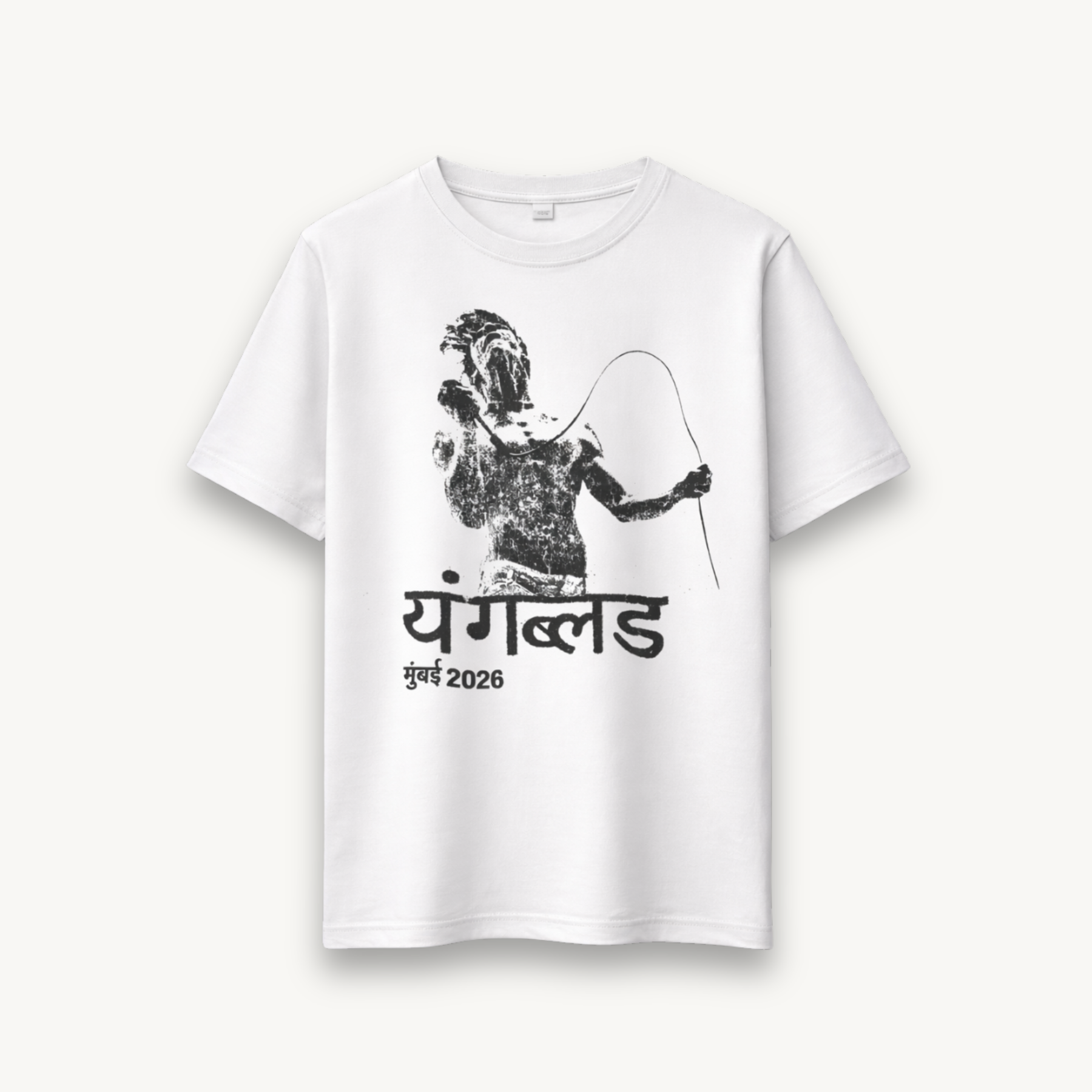 Yungblud Mumbai '26 IDOLS White Regular Tee