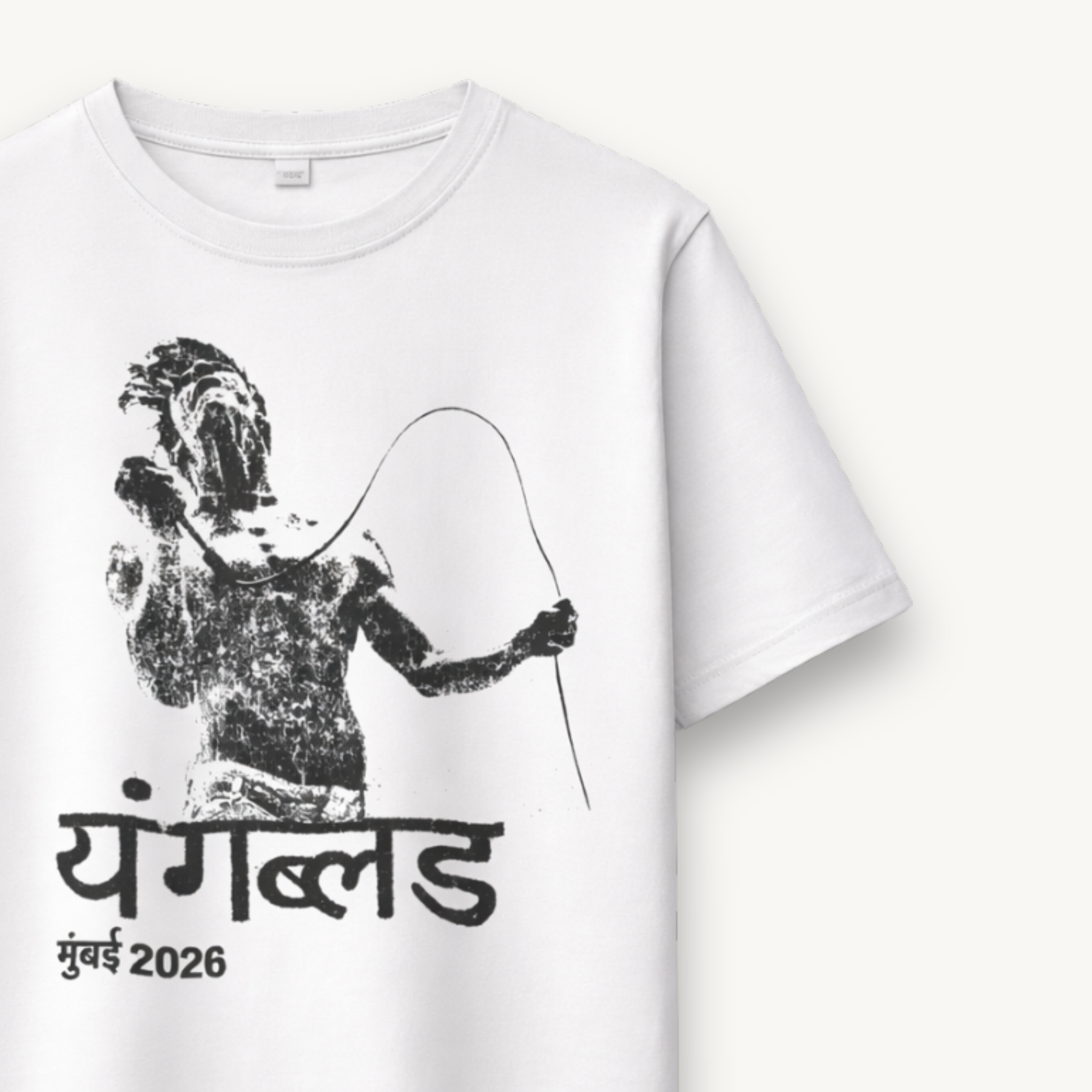 Yungblud Mumbai '26 IDOLS White Regular Tee