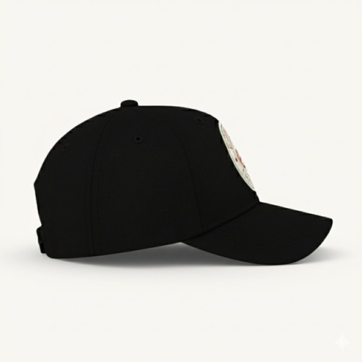 Enrique Iglesias EI Monogram Baseball Black Cap