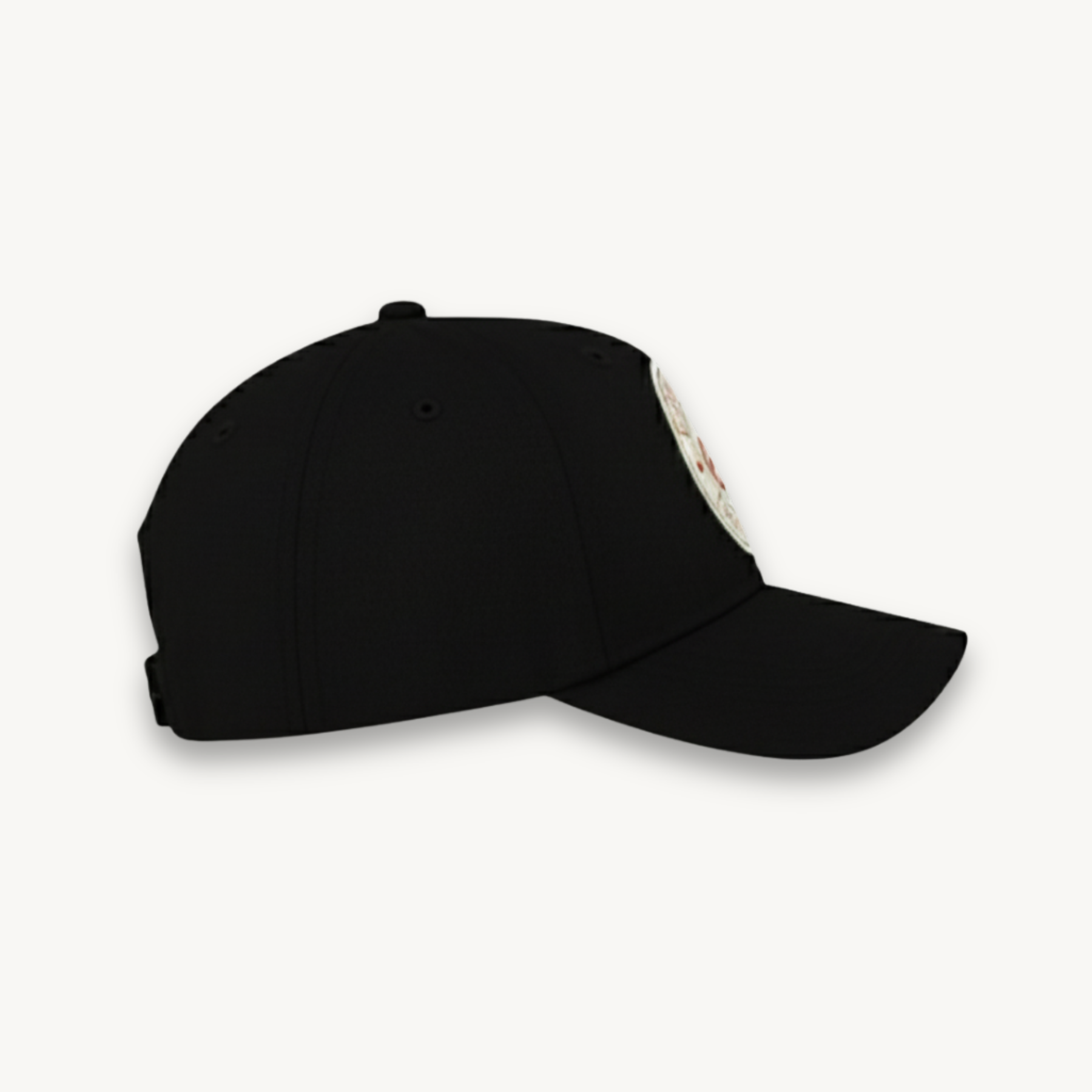 Enrique Iglesias EI Monogram Baseball Black Cap