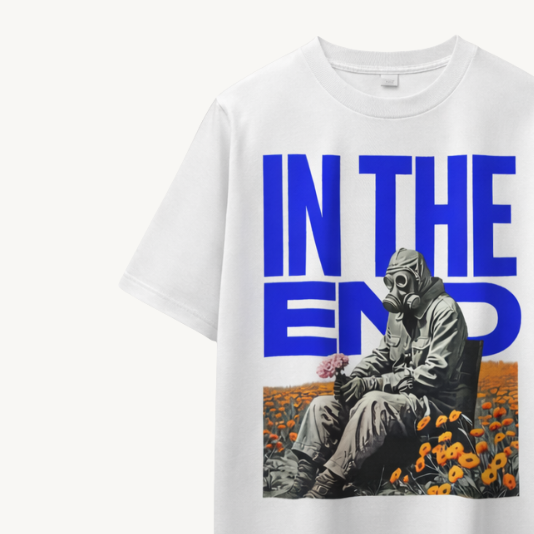TNC In The End Mask White Regular Tee