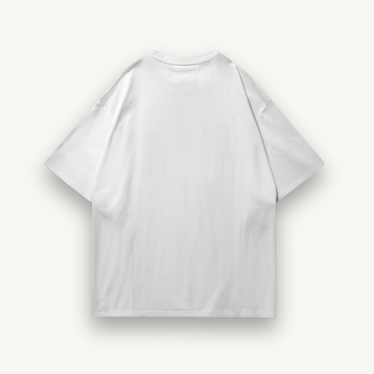 KISS Lips & Logo White Oversized Tee