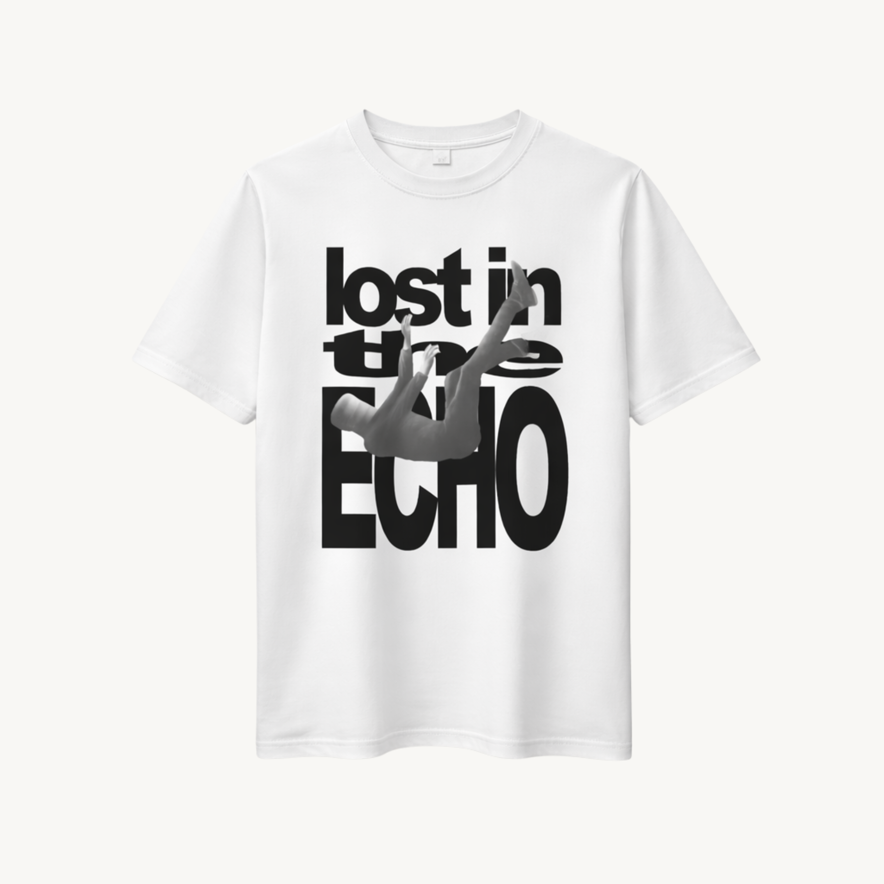 TNC Lost In The Echo White Regular Tee