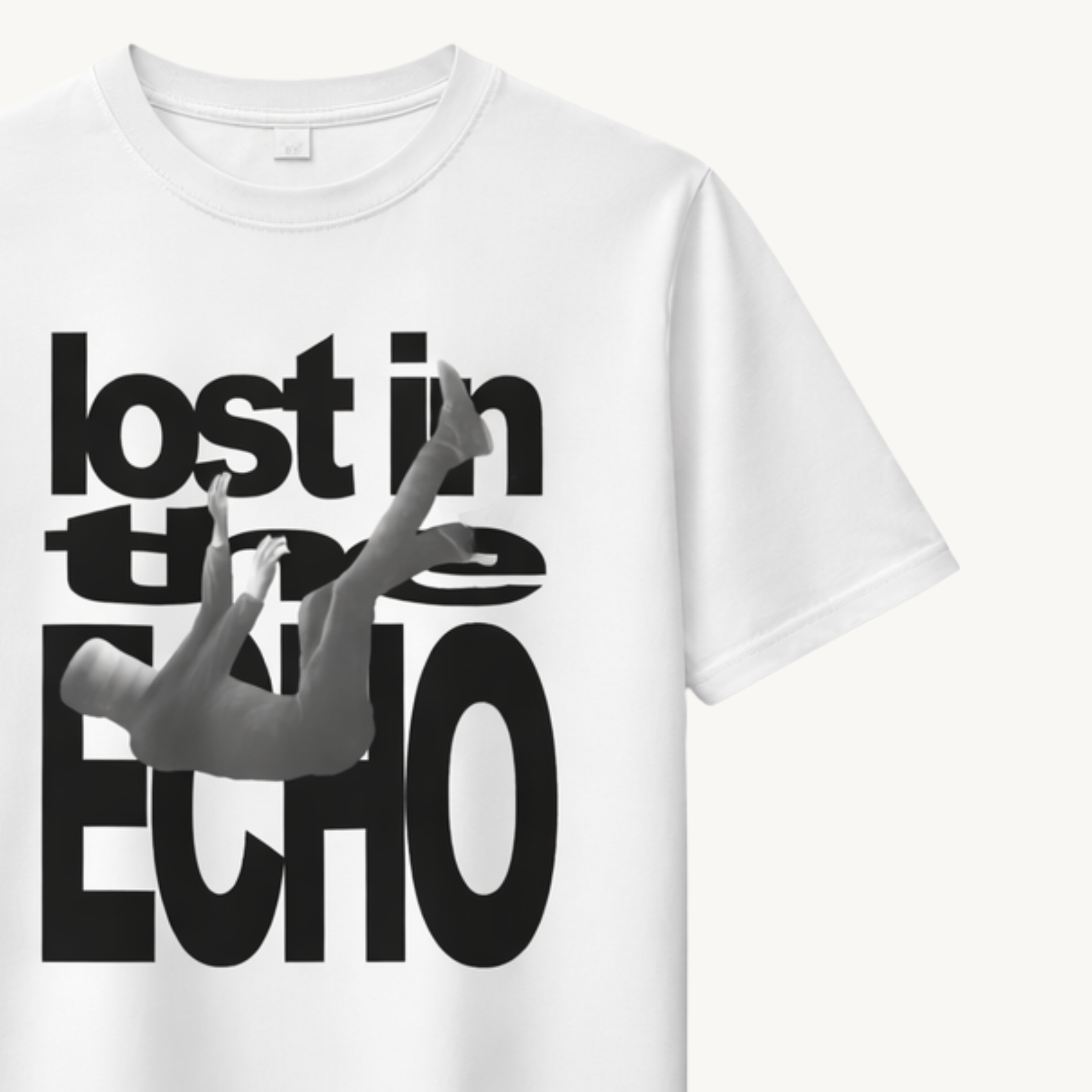 TNC Lost In The Echo White Regular Tee