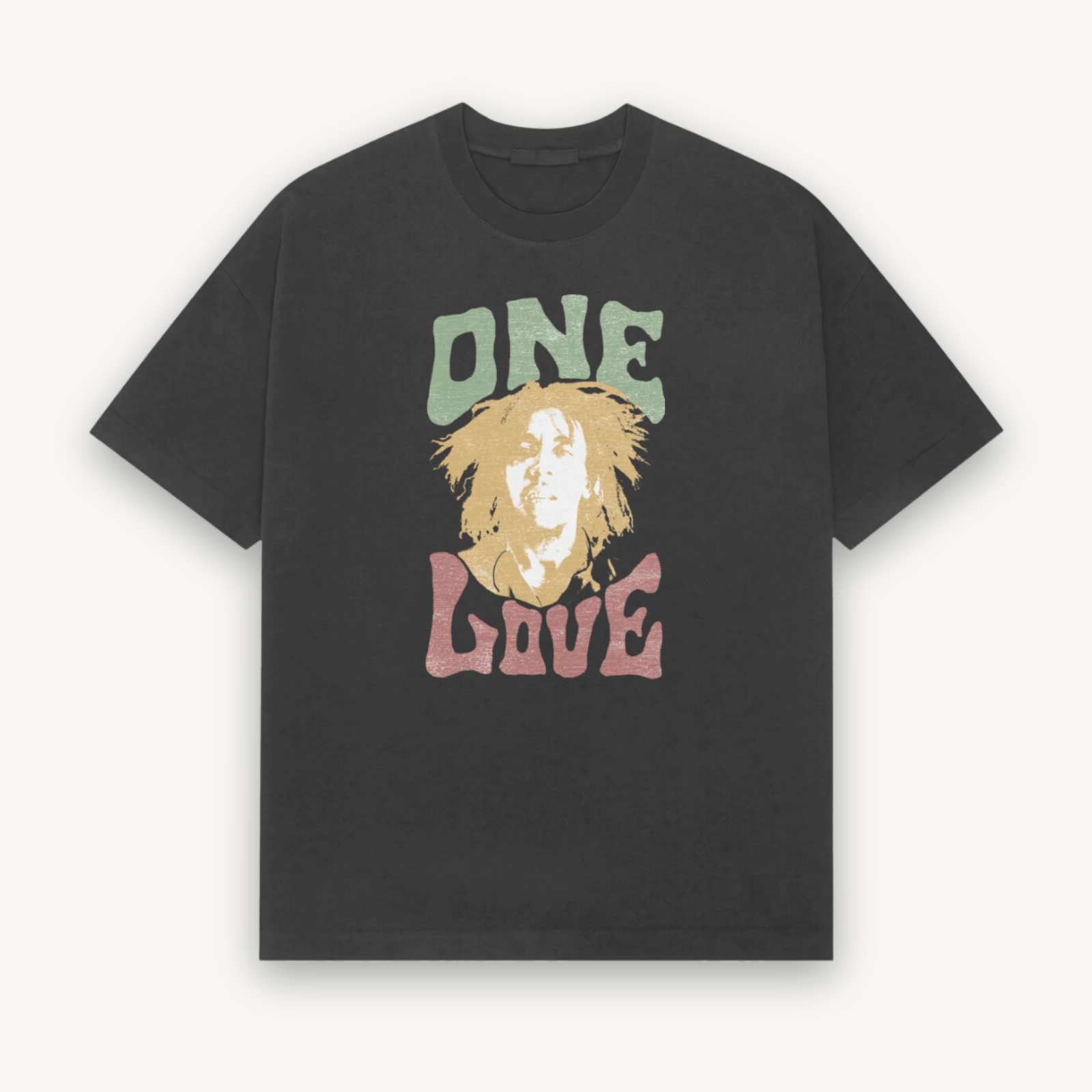 Bob Marley One Love Black Relaxed Tee