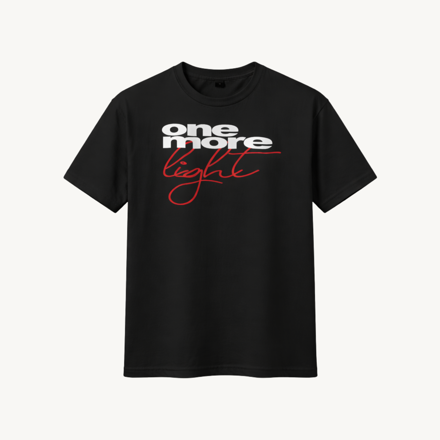 TNC One More Light Black Regular Tee